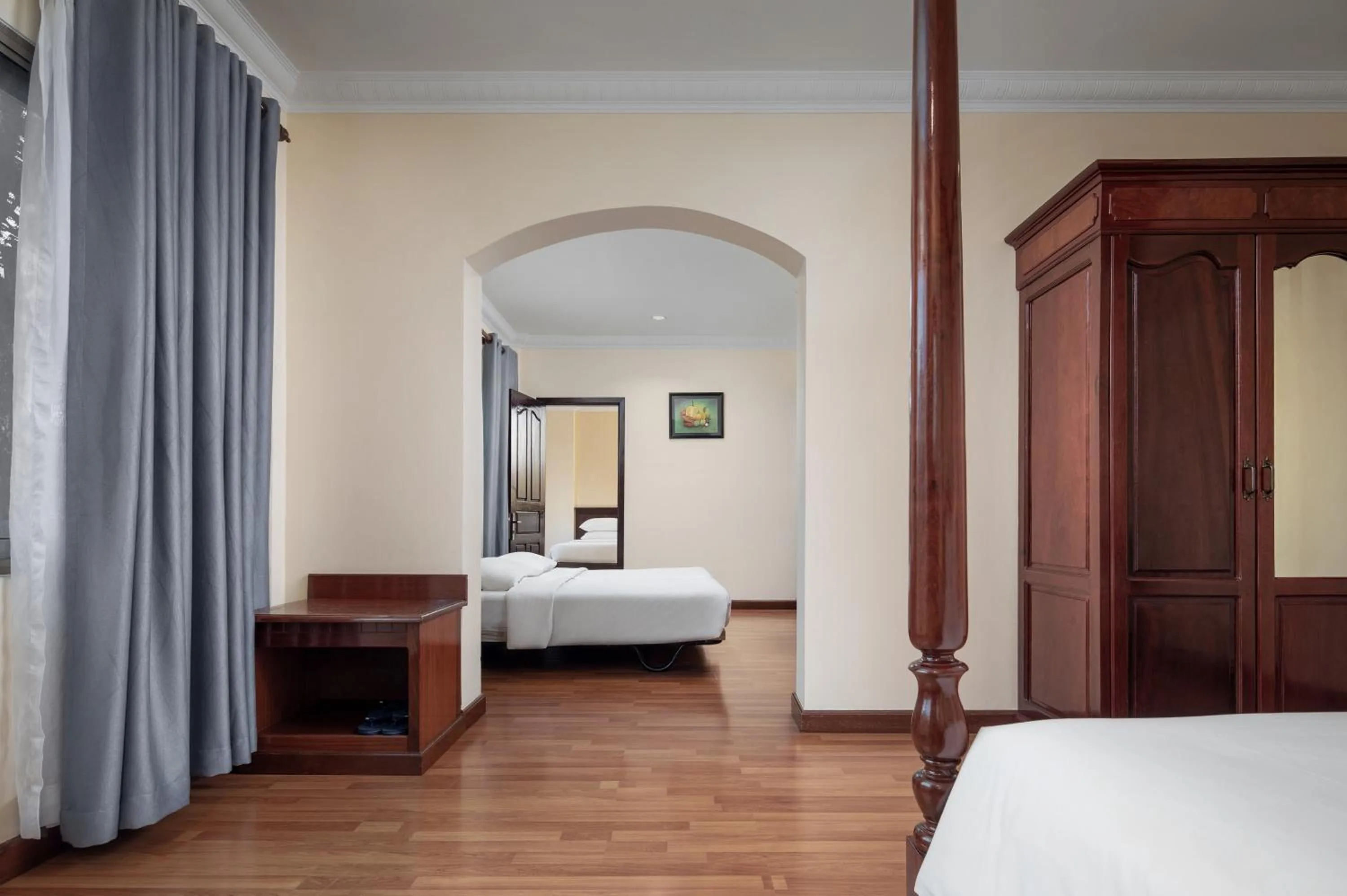 Bed in Baitong Heritage Hotel