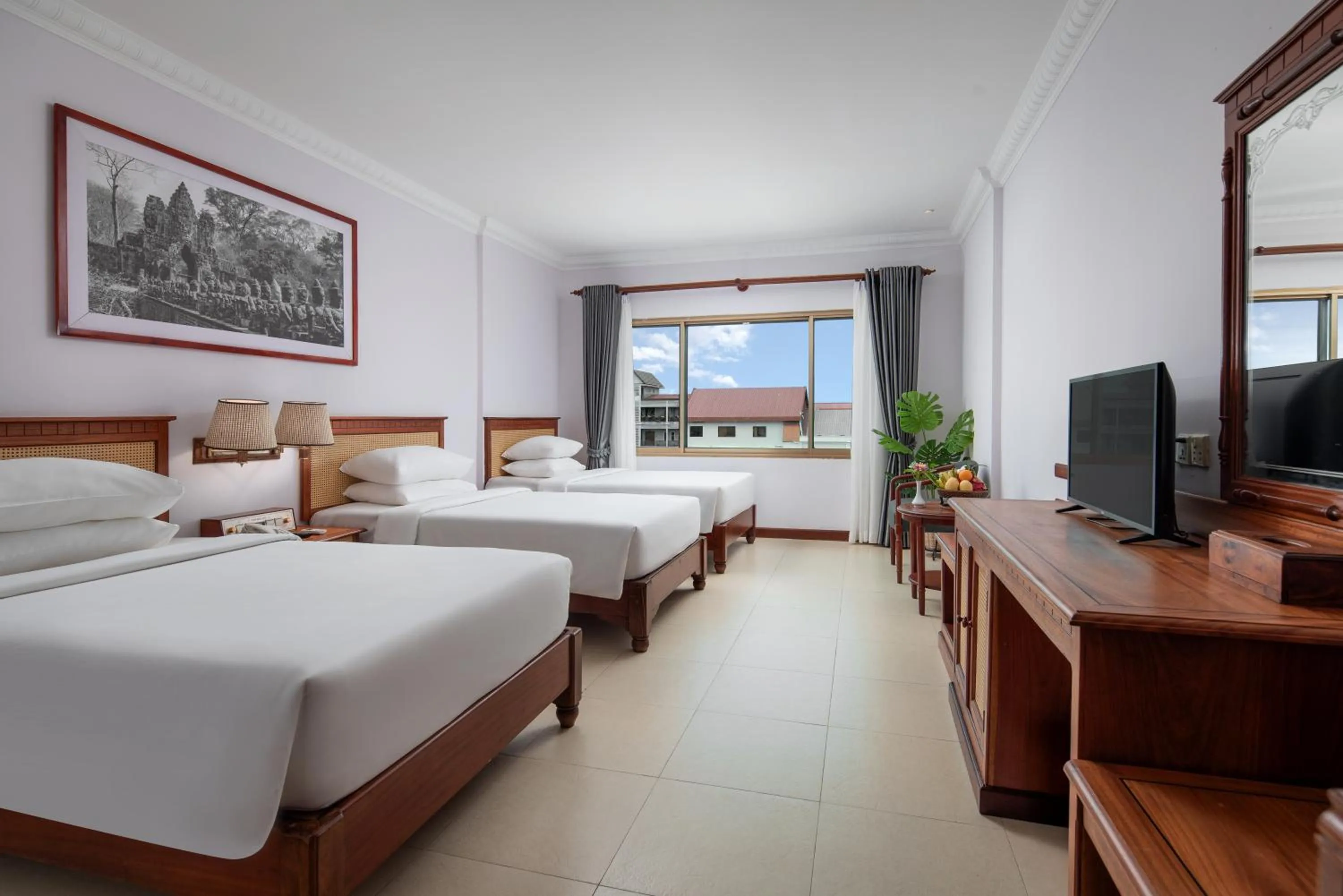 Bed in Baitong Heritage Hotel