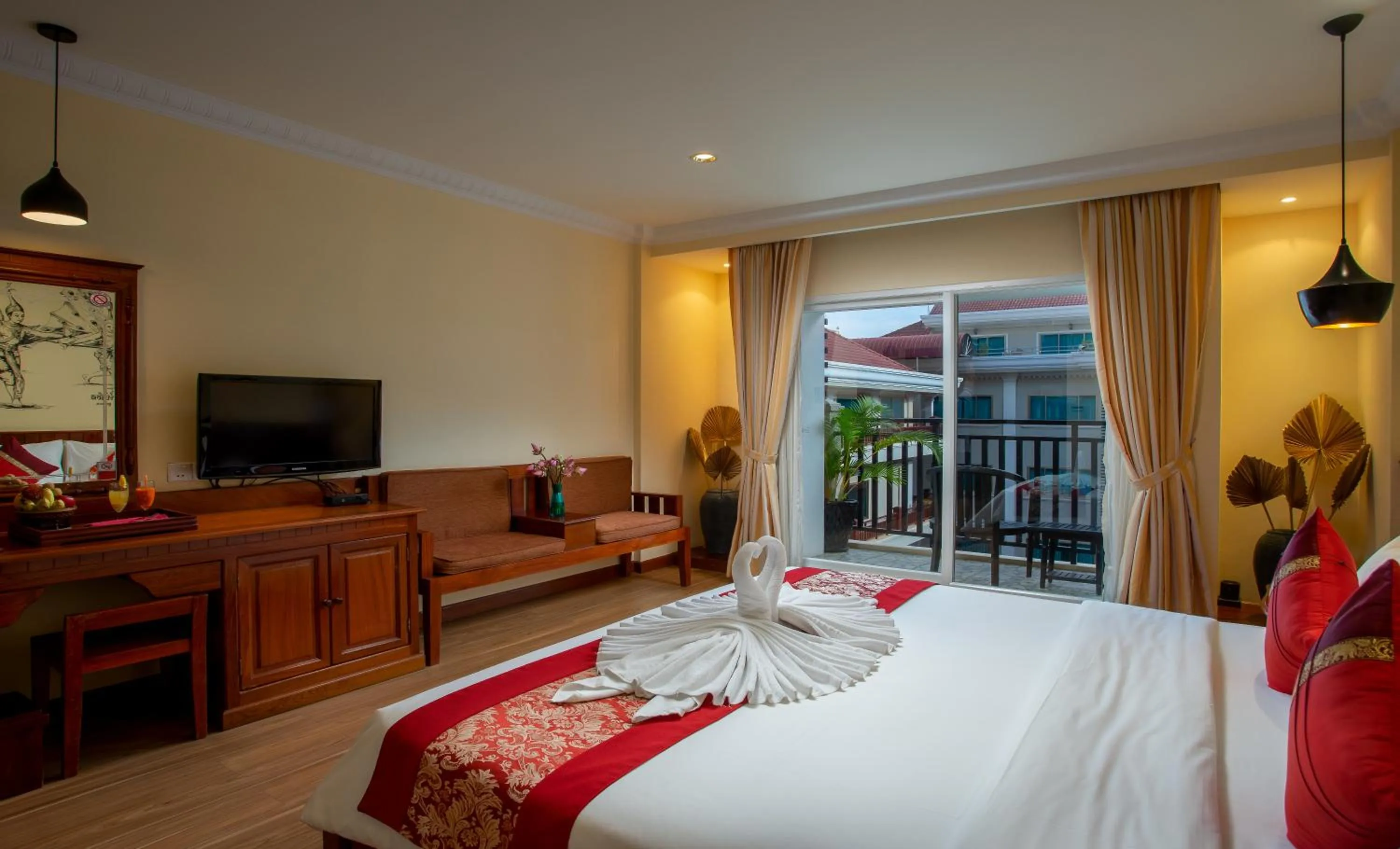 Bed in Baitong Heritage Hotel