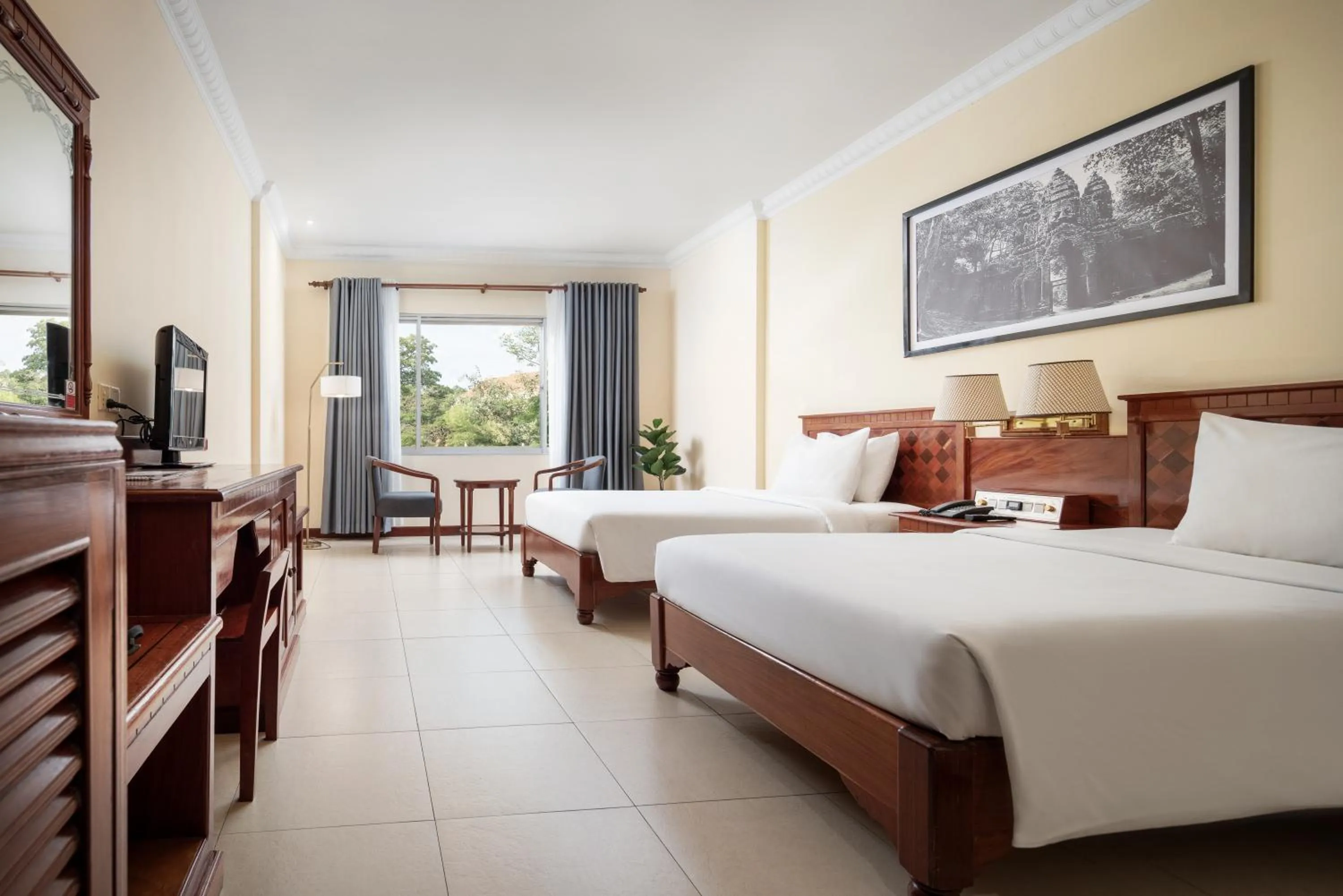 Bed in Baitong Heritage Hotel