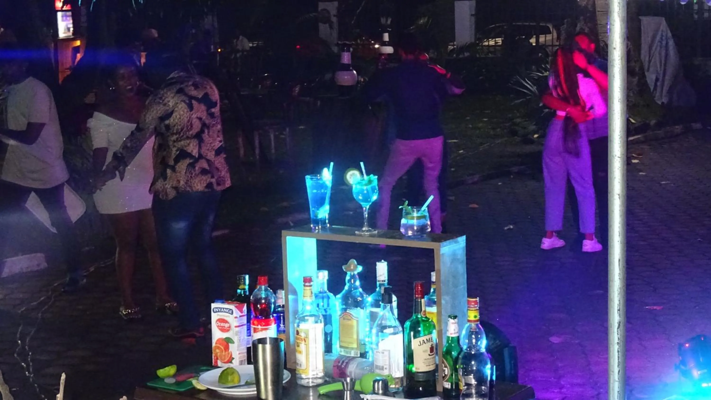 Evening entertainment in Kivu Beach Garden