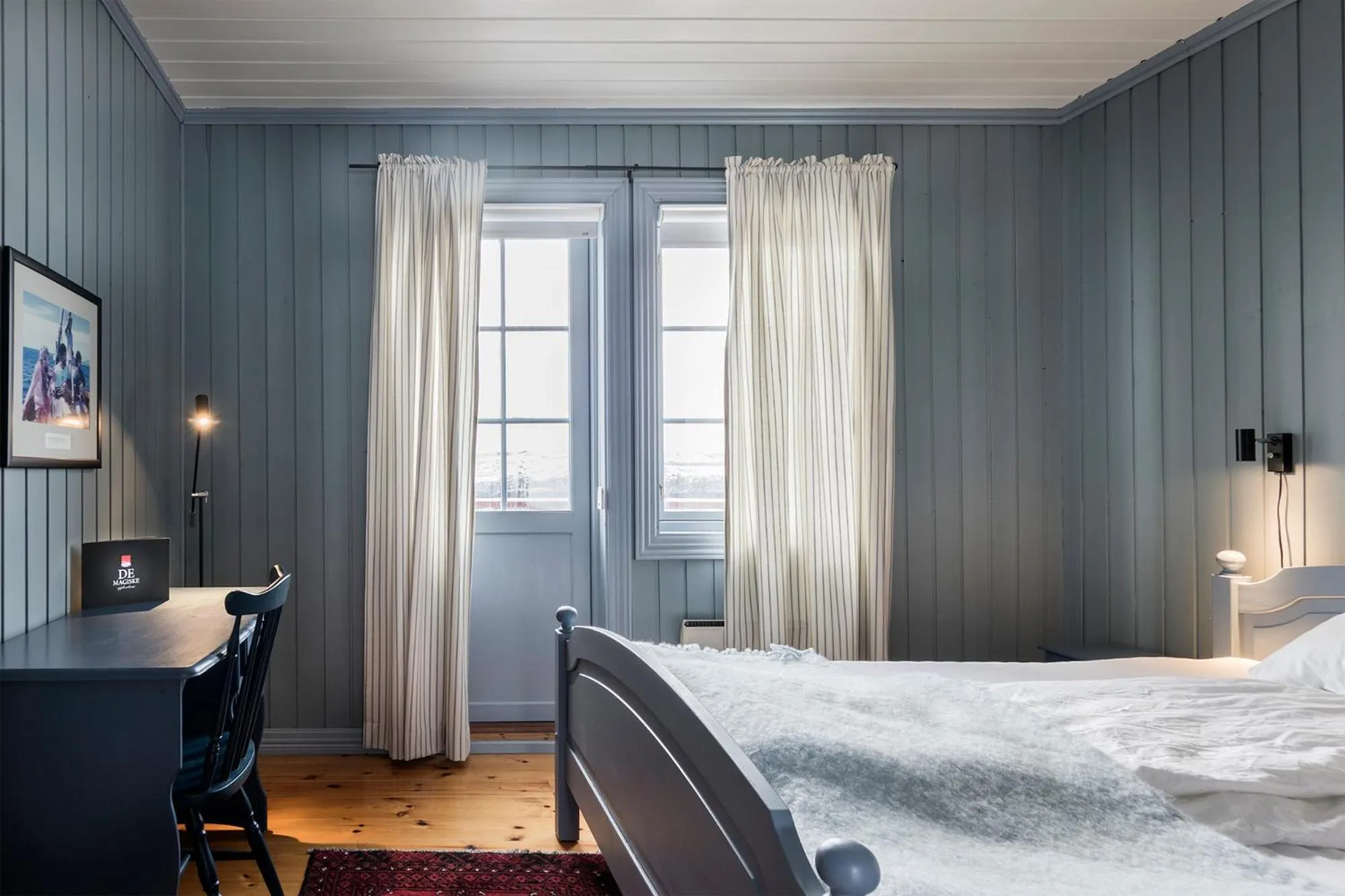 Bedroom, Bed in Håholmen - by Classic Norway Hotels