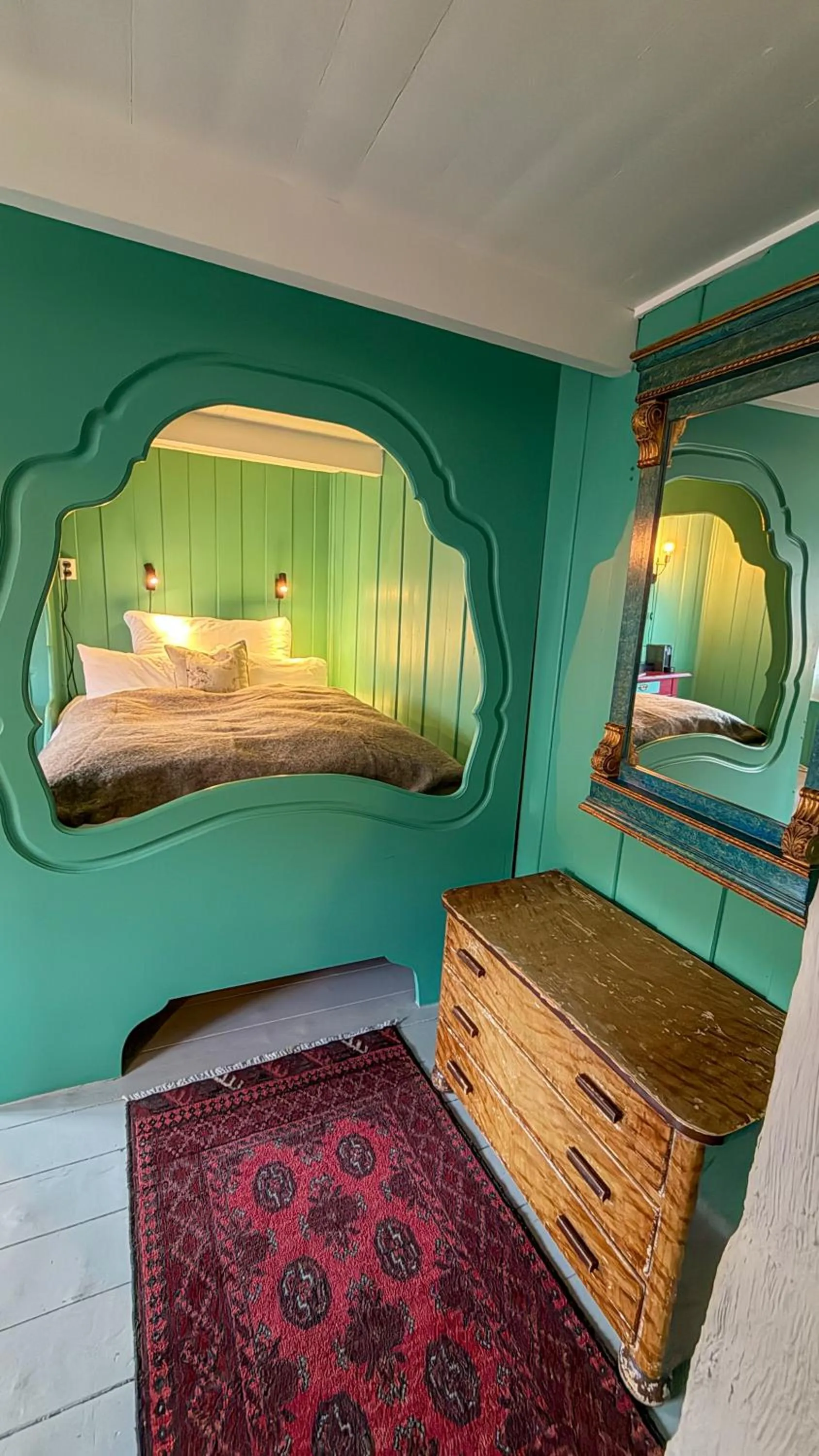 Bedroom, Bed in Håholmen - by Classic Norway Hotels