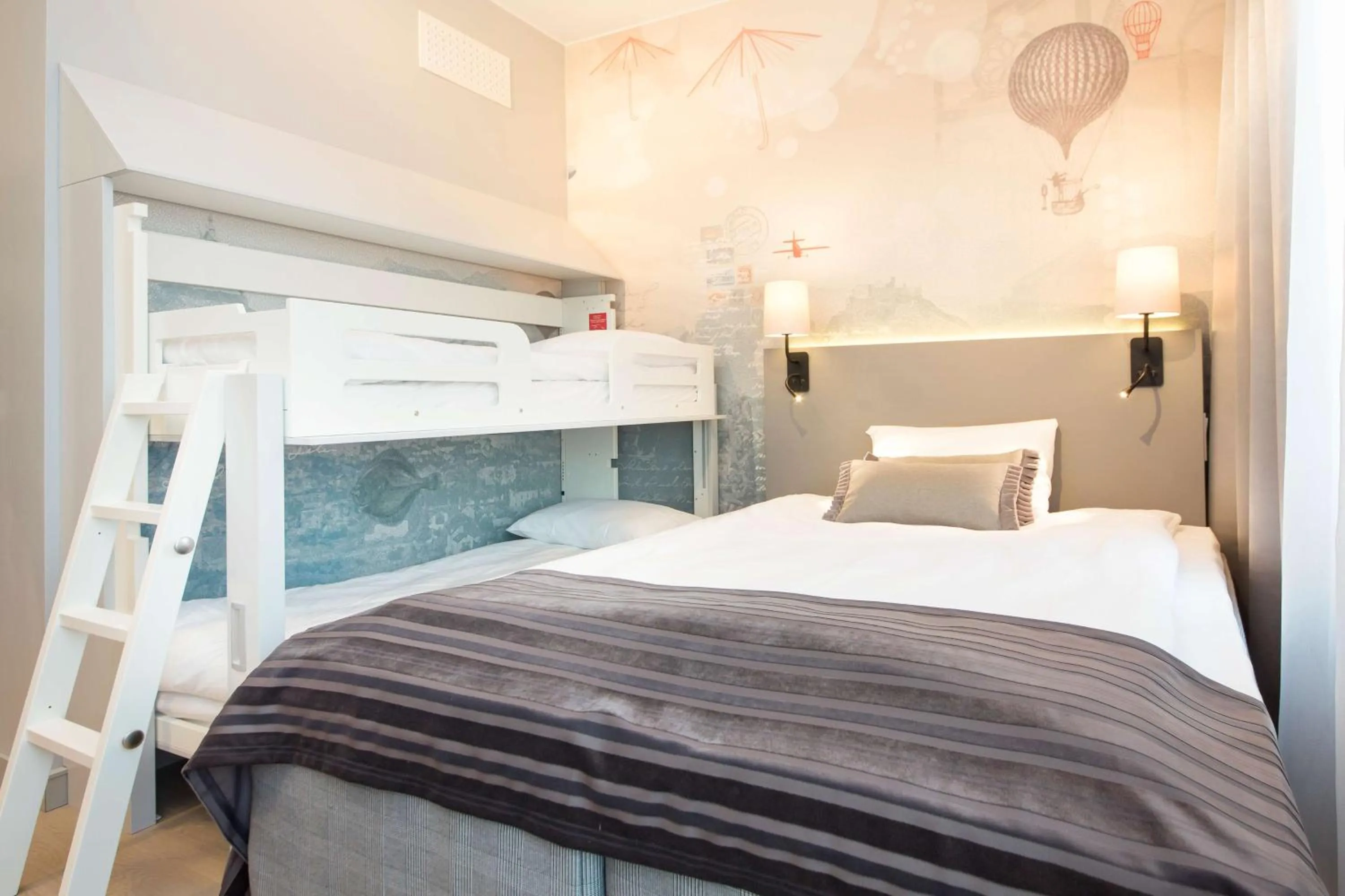 Bedroom, Bed in Scandic Byporten