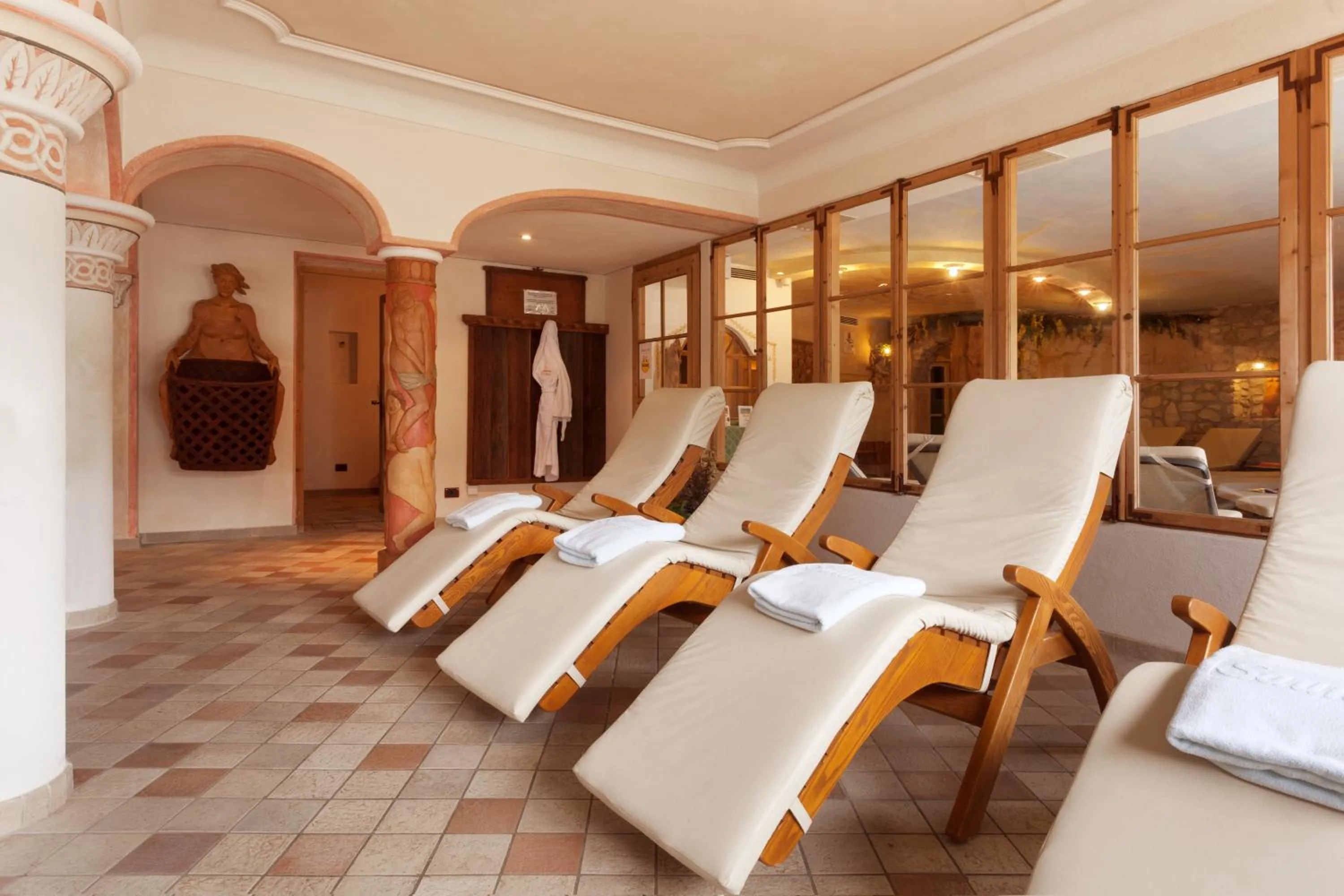Spa and wellness centre/facilities in Hotel Ansitz Jakoberhof