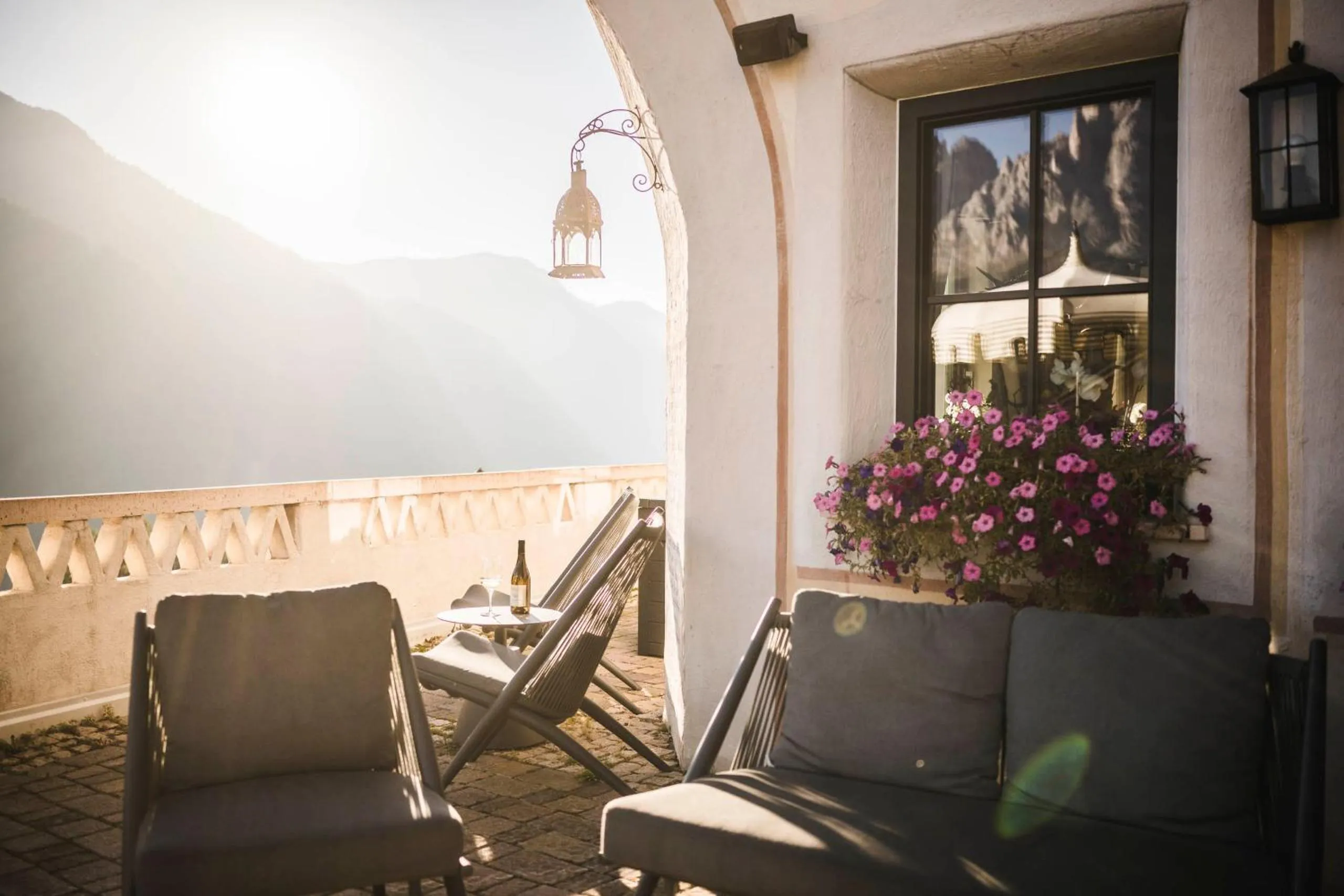 Balcony/Terrace in Hotel Ansitz Jakoberhof
