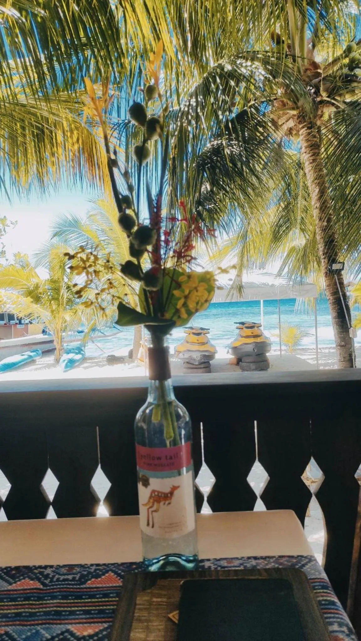 Balcony/Terrace in Hof Gorei Beach Resort Davao