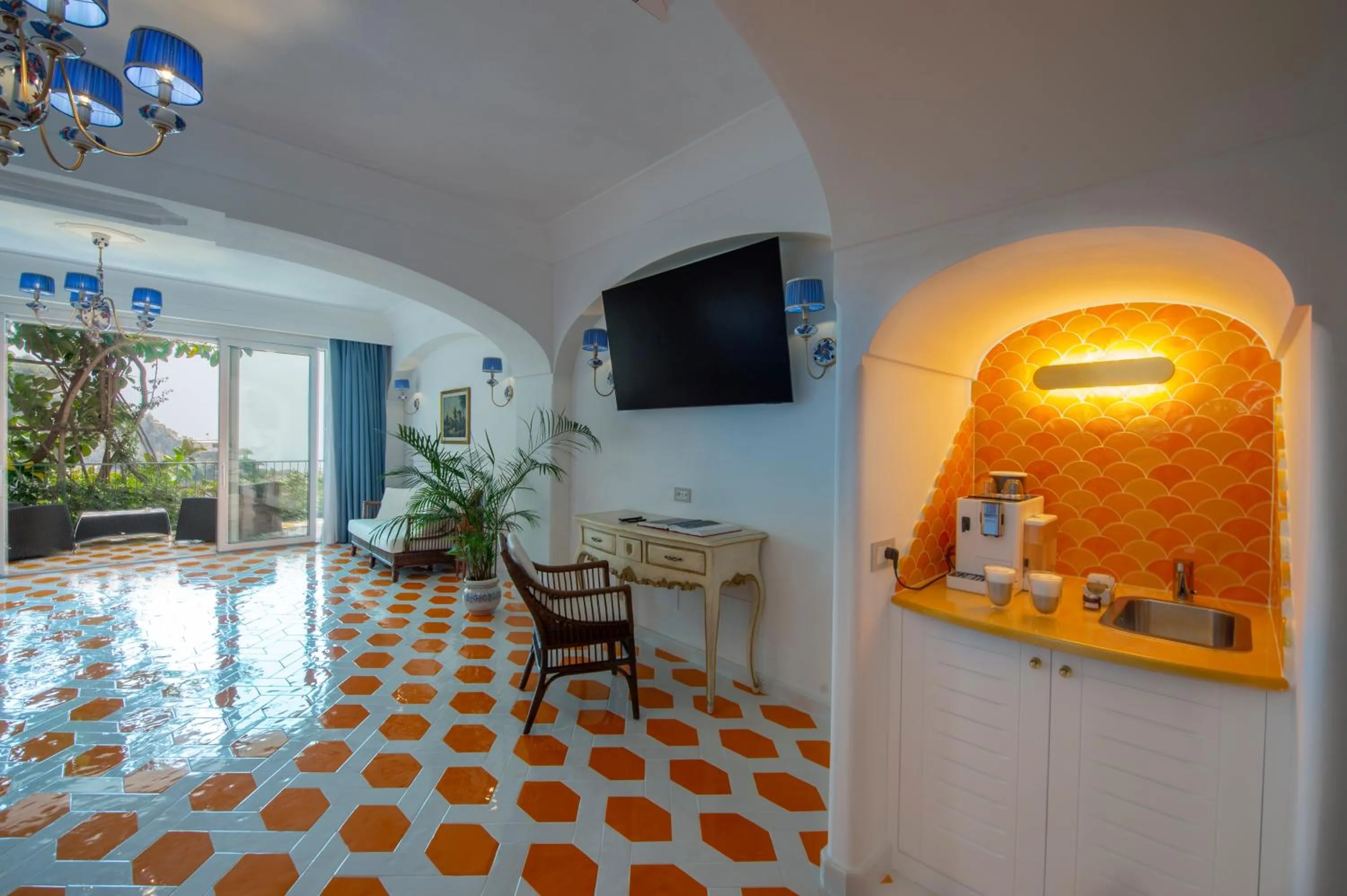 Bed in Hotel Pellegrino