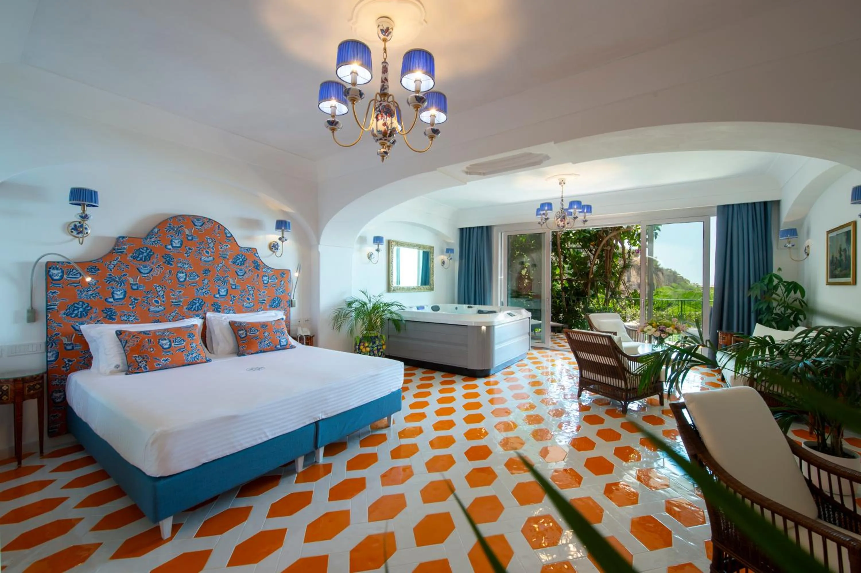 Bed in Hotel Pellegrino