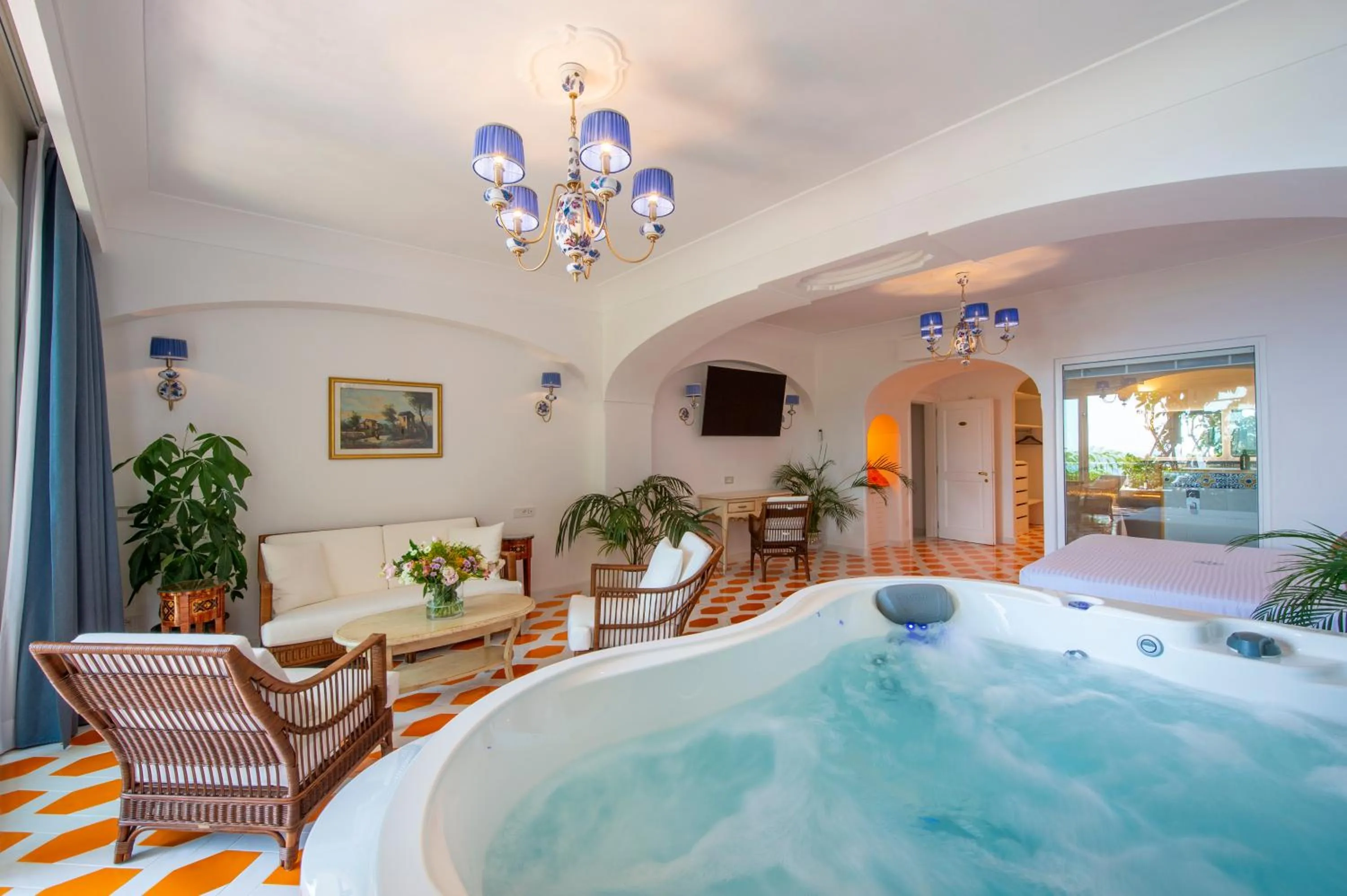 Bed in Hotel Pellegrino