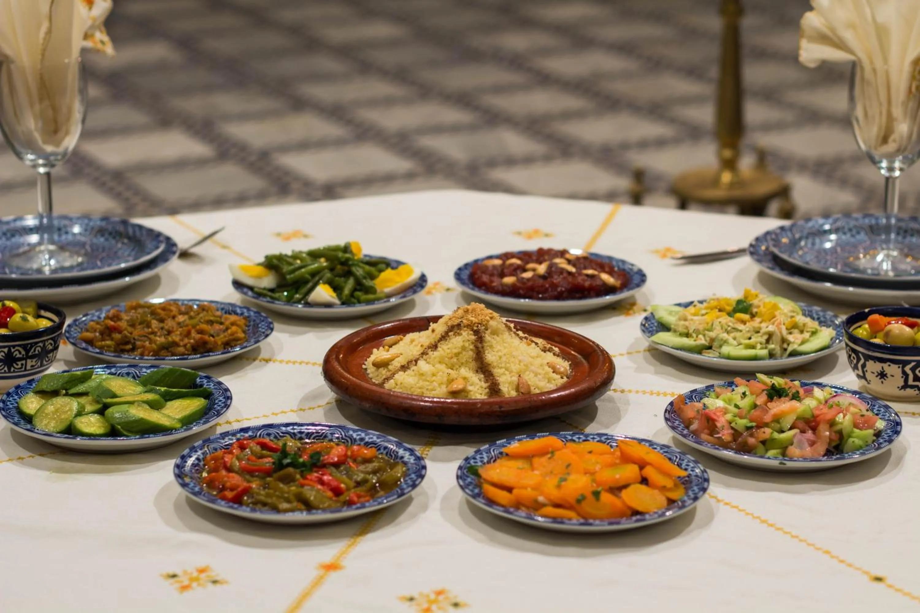 Dinner in Riad Ibn Khaldoun