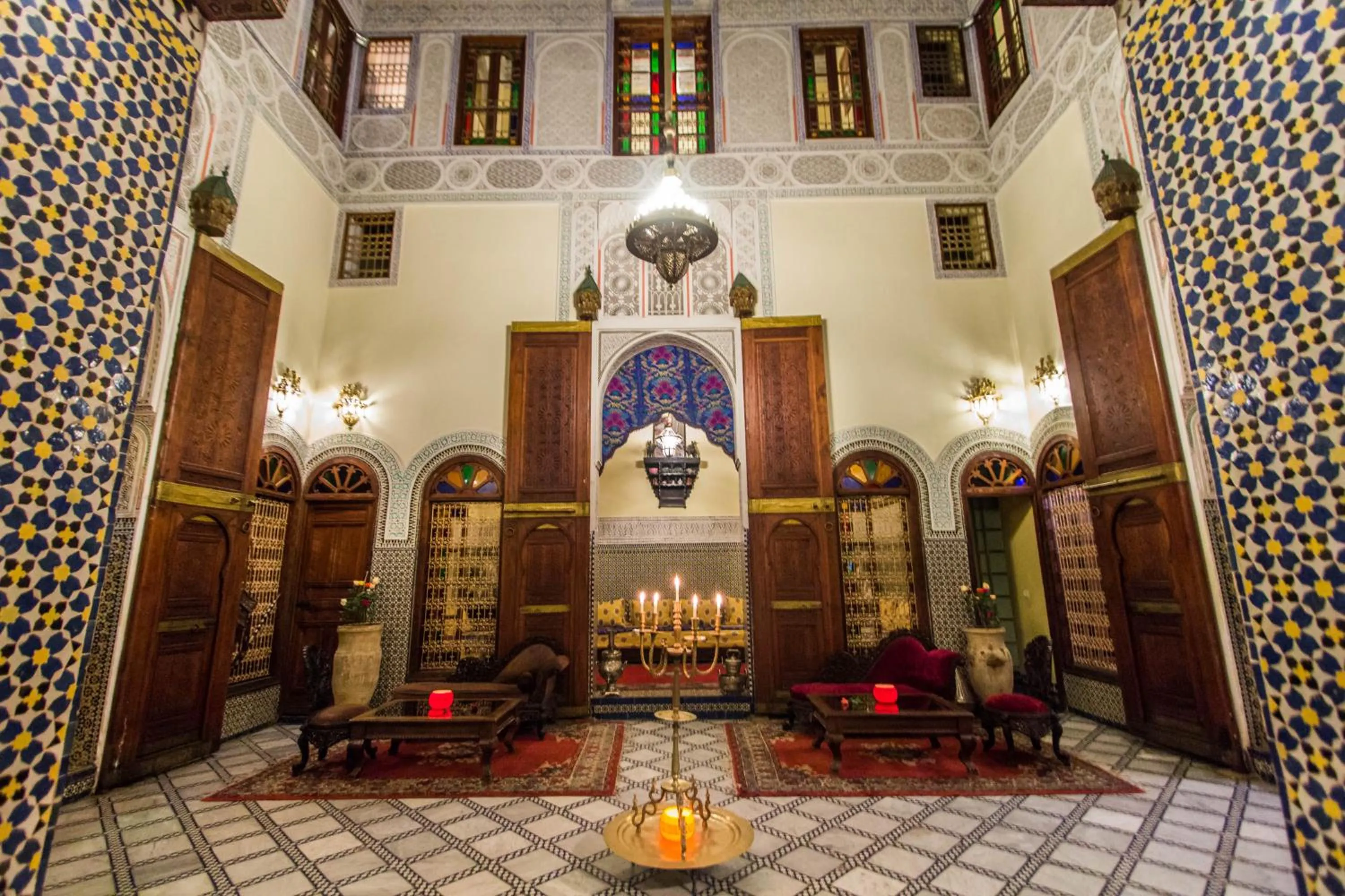 Patio in Riad Ibn Khaldoun