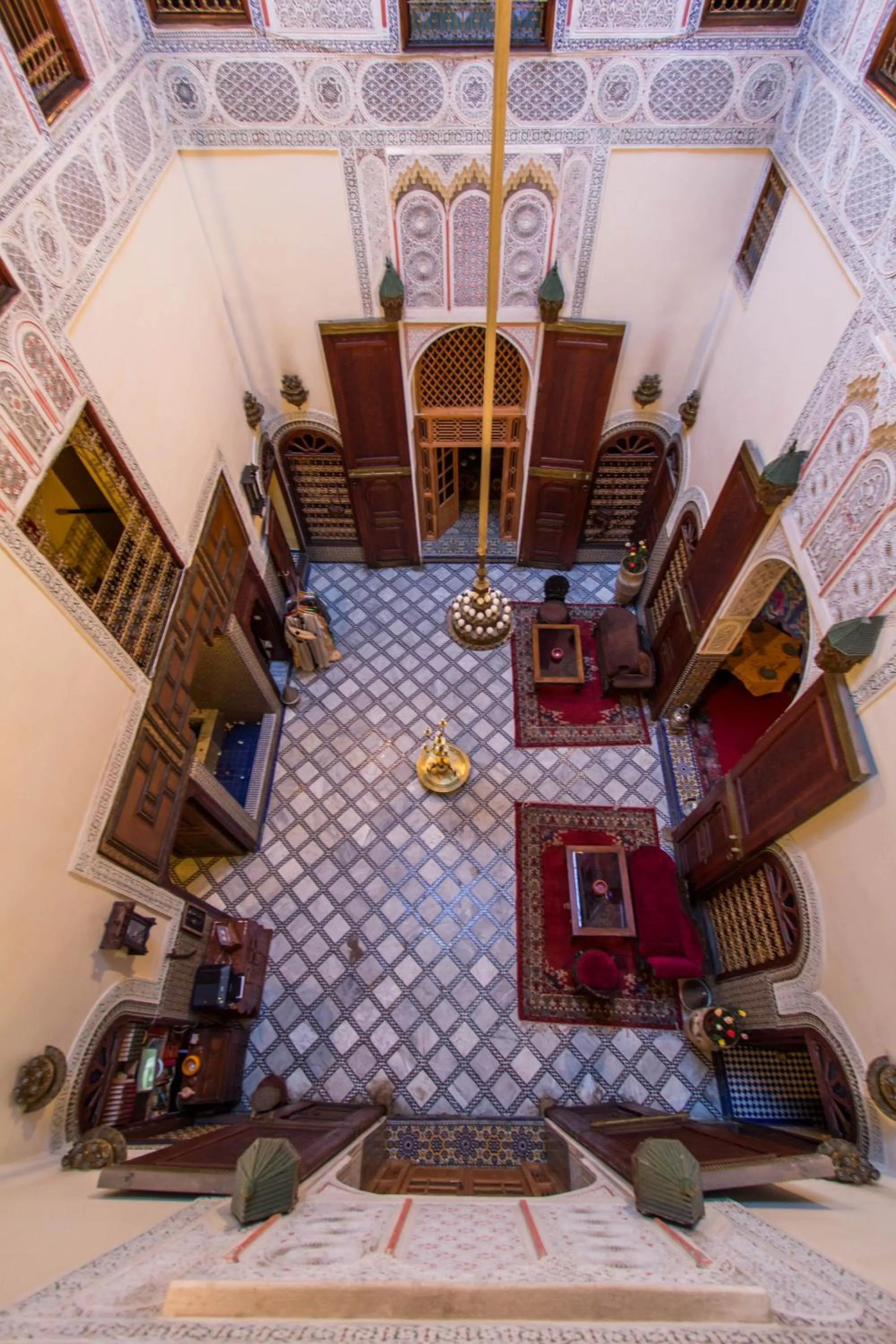 Patio in Riad Ibn Khaldoun