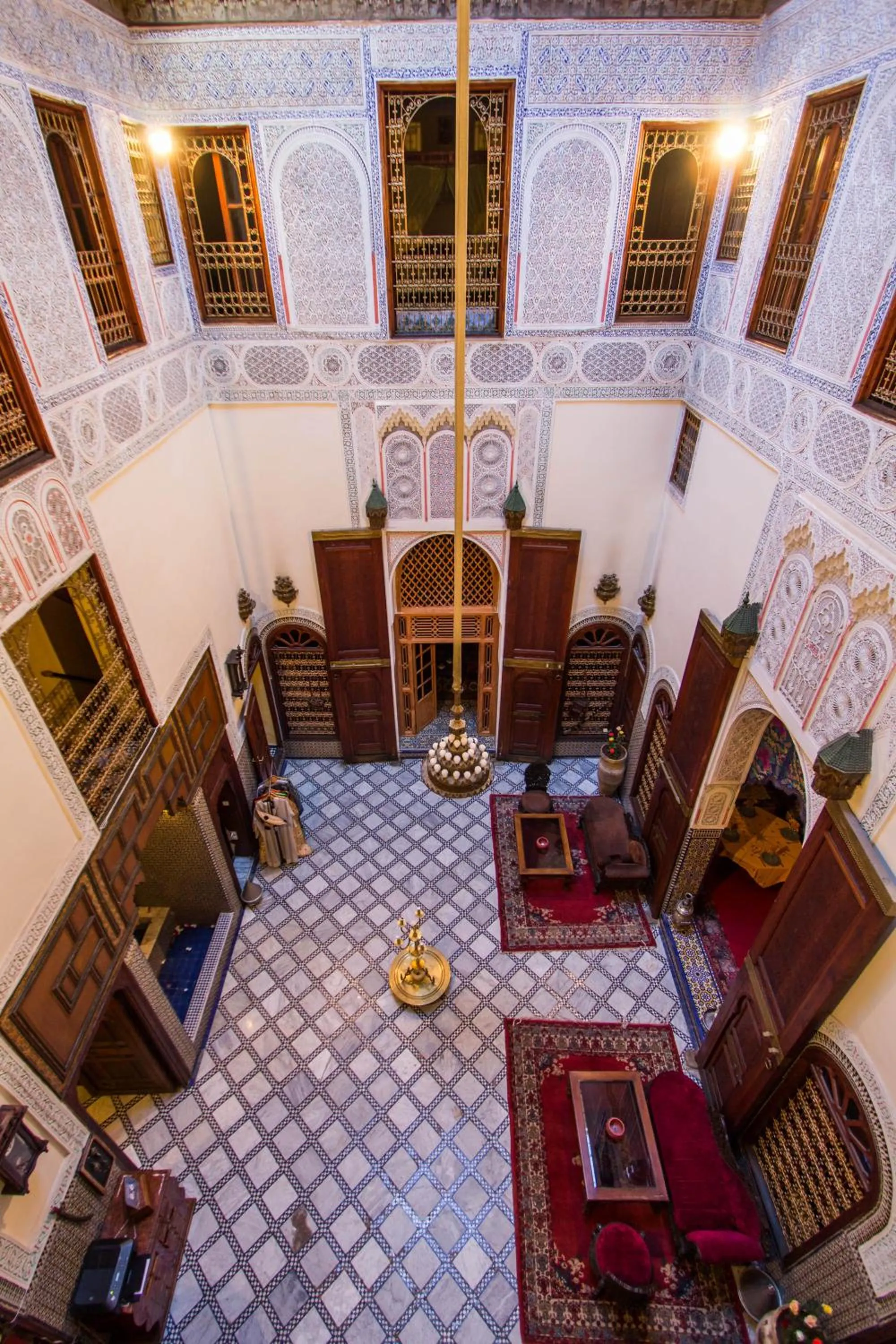 Patio in Riad Ibn Khaldoun
