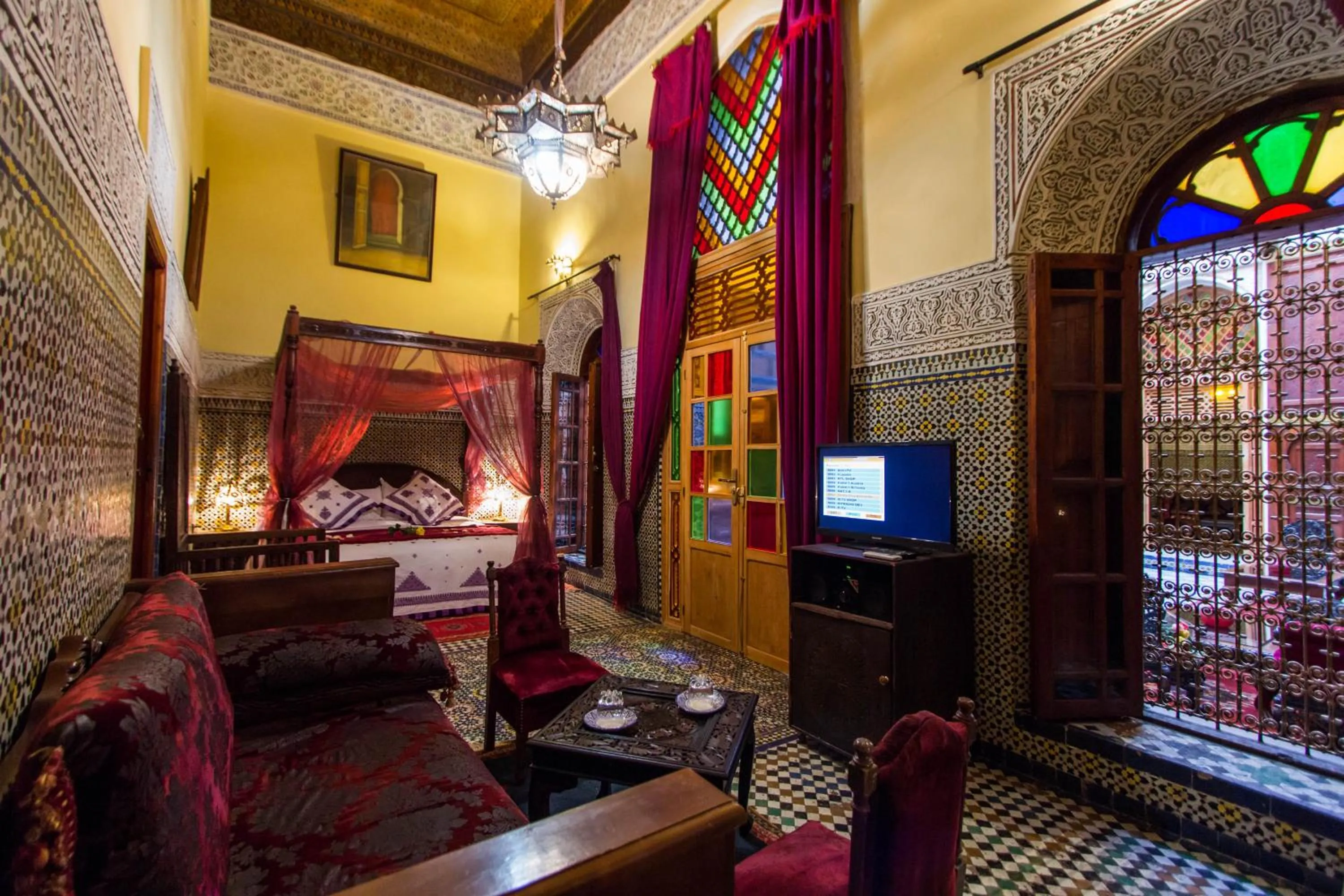 Bedroom in Riad Ibn Khaldoun