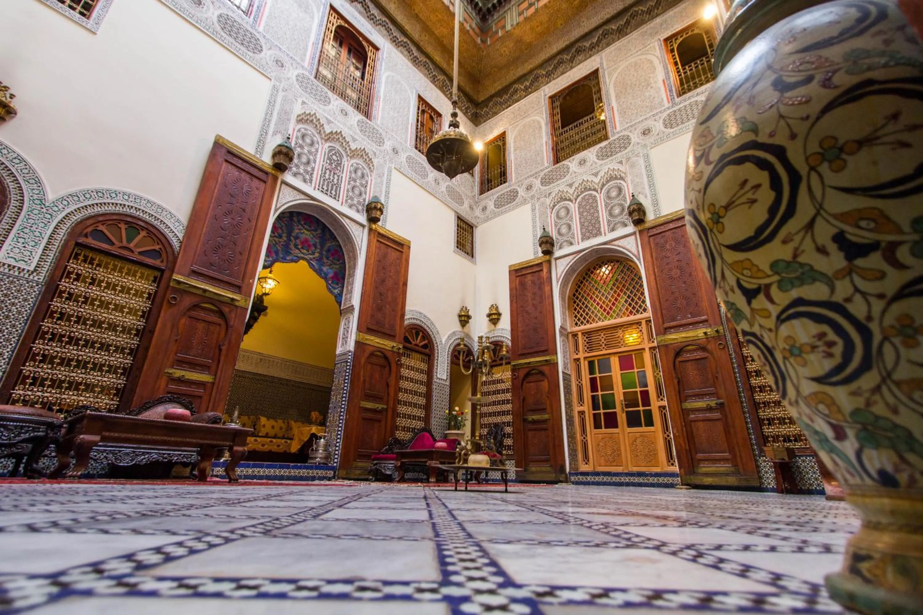 Patio in Riad Ibn Khaldoun