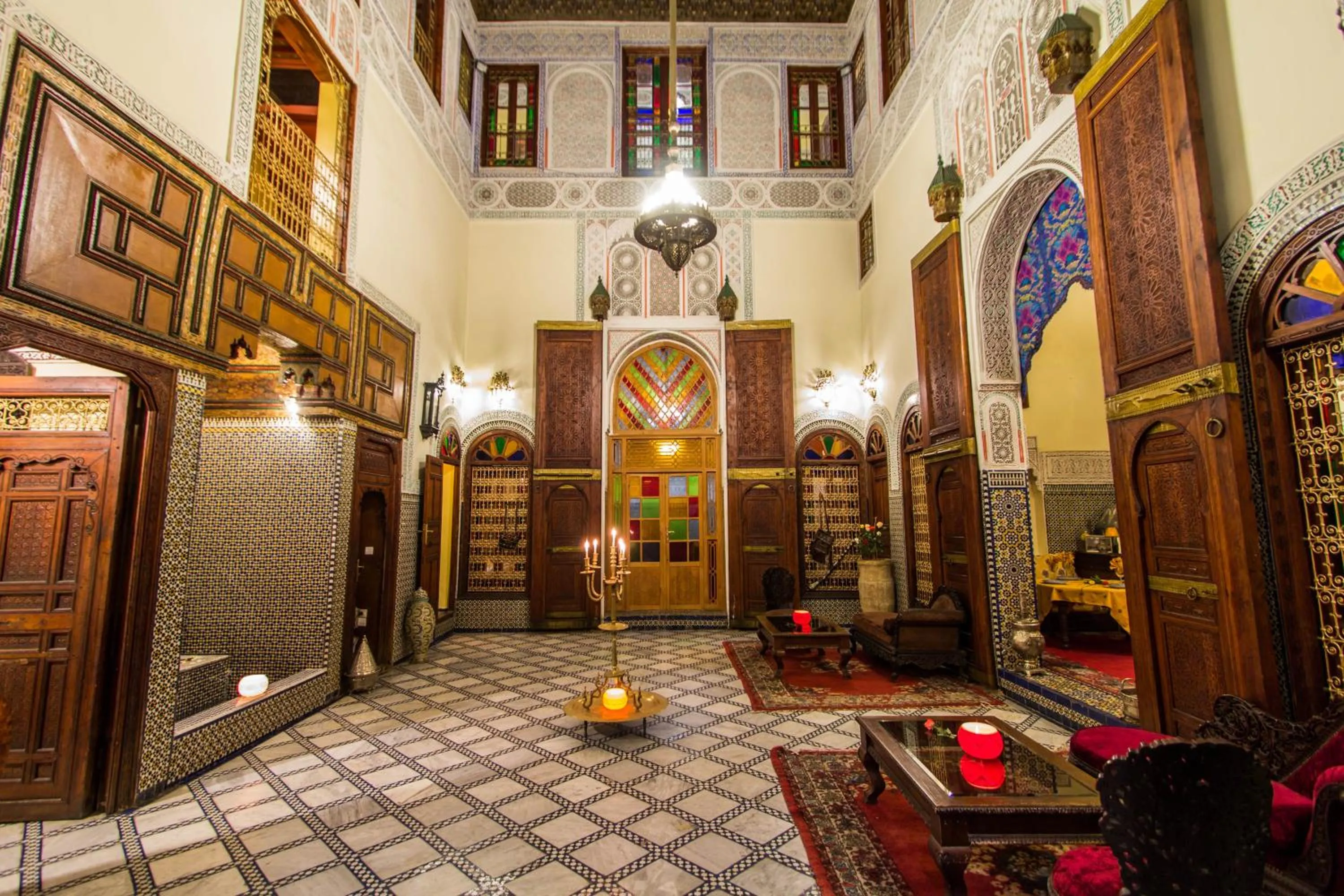 Patio in Riad Ibn Khaldoun