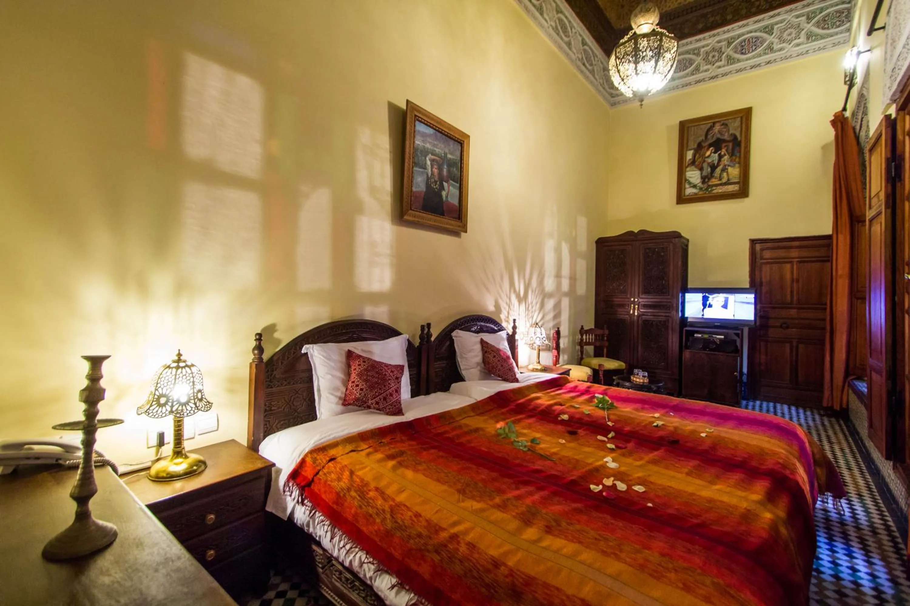 Bedroom, Bed in Riad Ibn Khaldoun