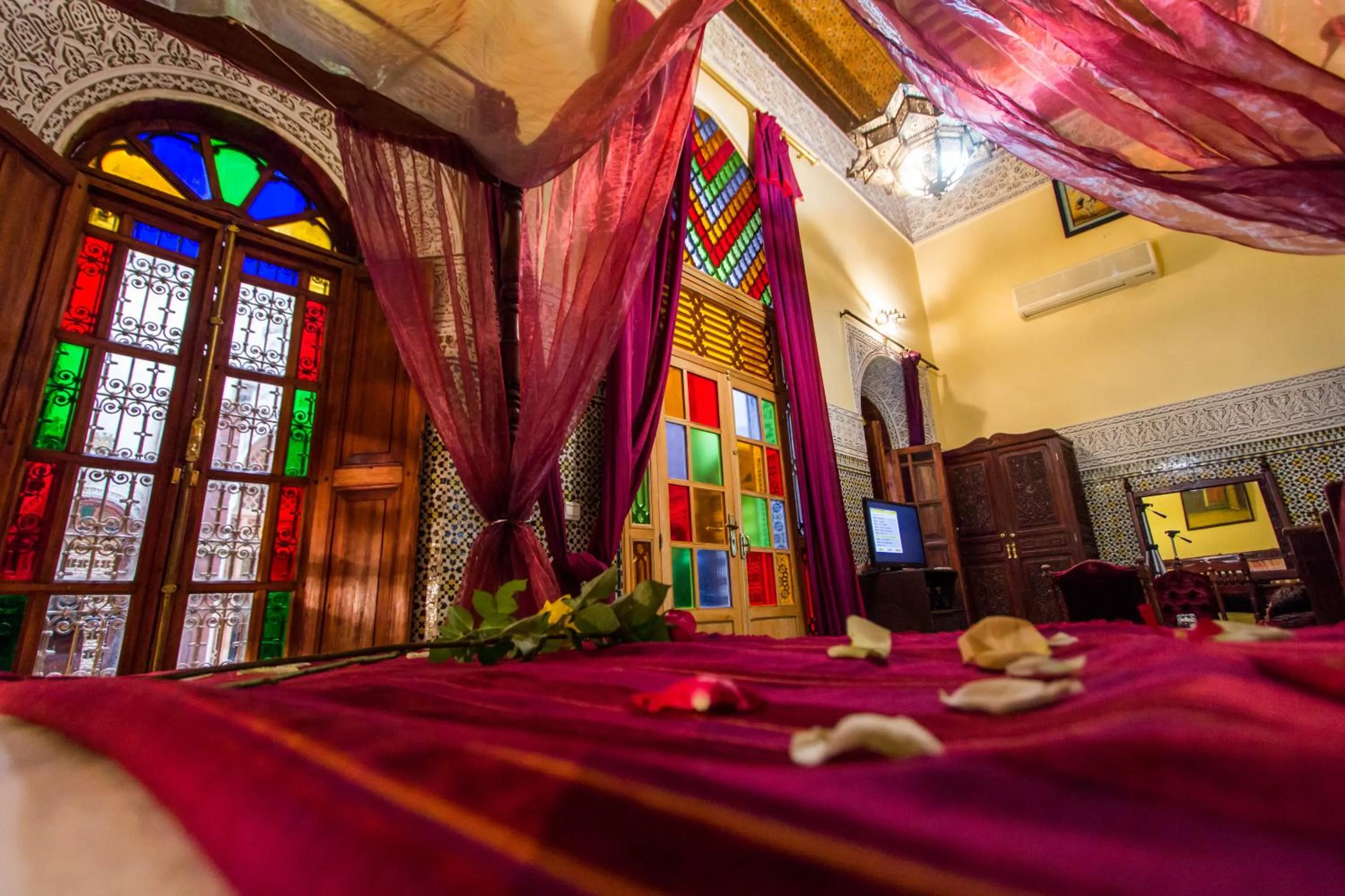 Bedroom in Riad Ibn Khaldoun