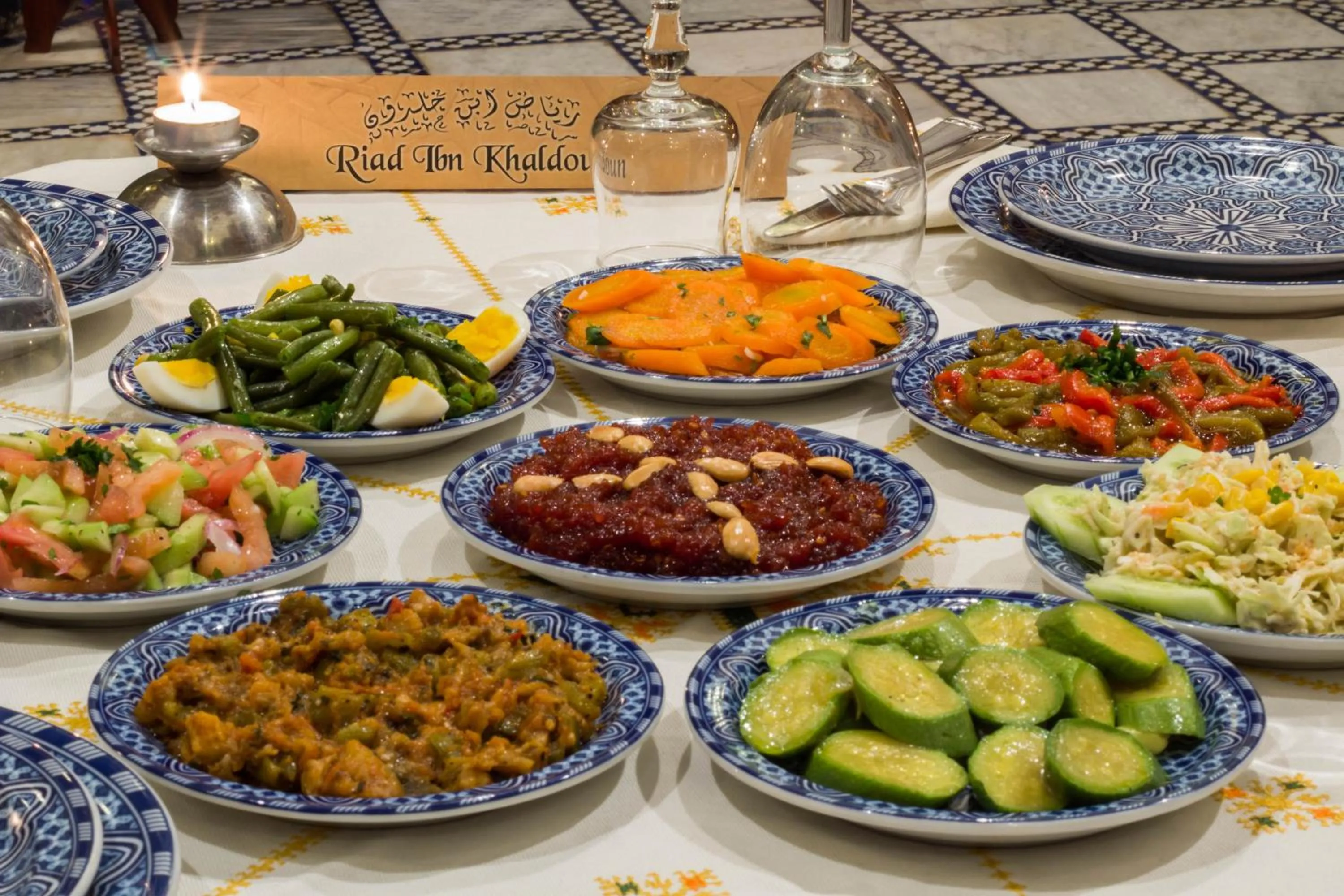 Dinner in Riad Ibn Khaldoun