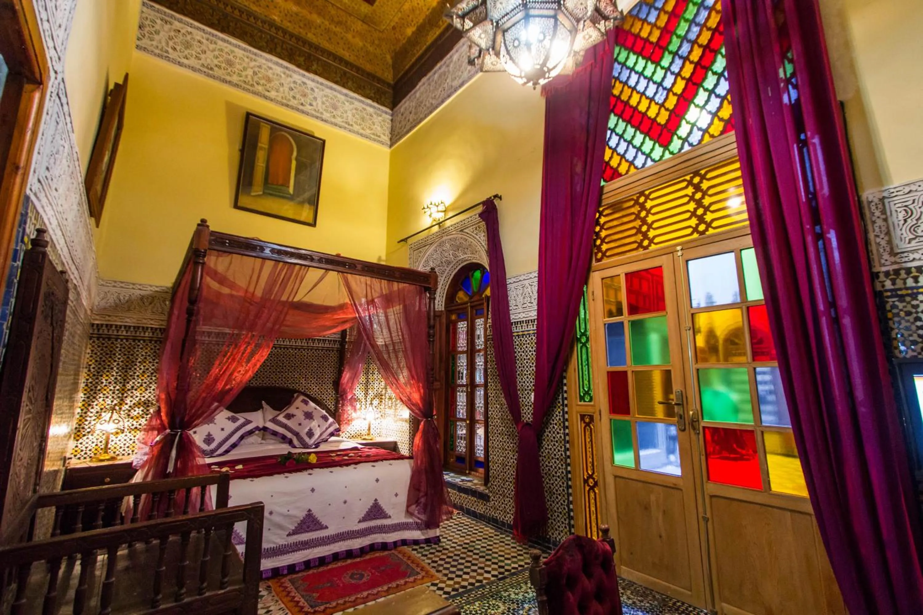 Bedroom, Bed in Riad Ibn Khaldoun