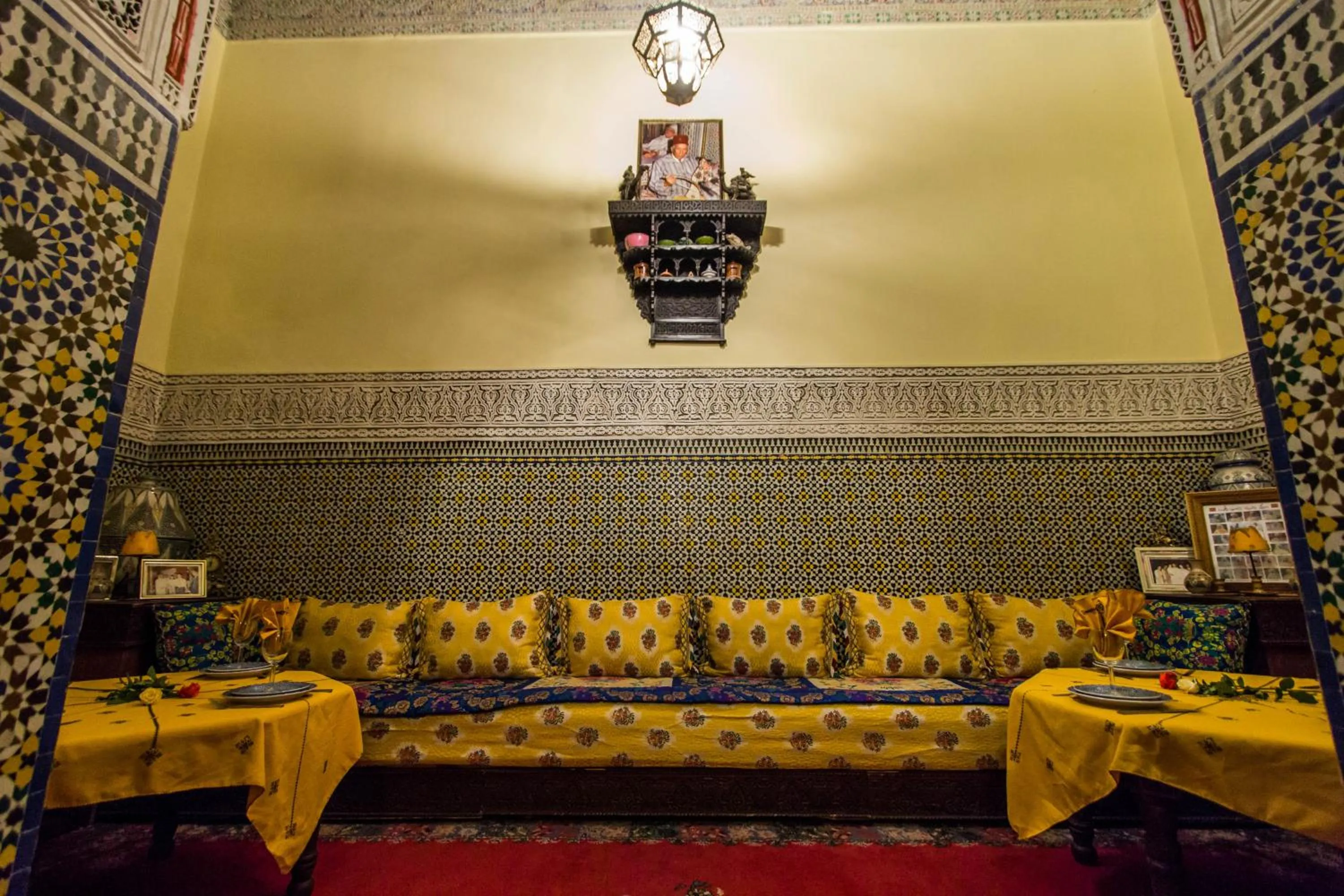 Patio in Riad Ibn Khaldoun