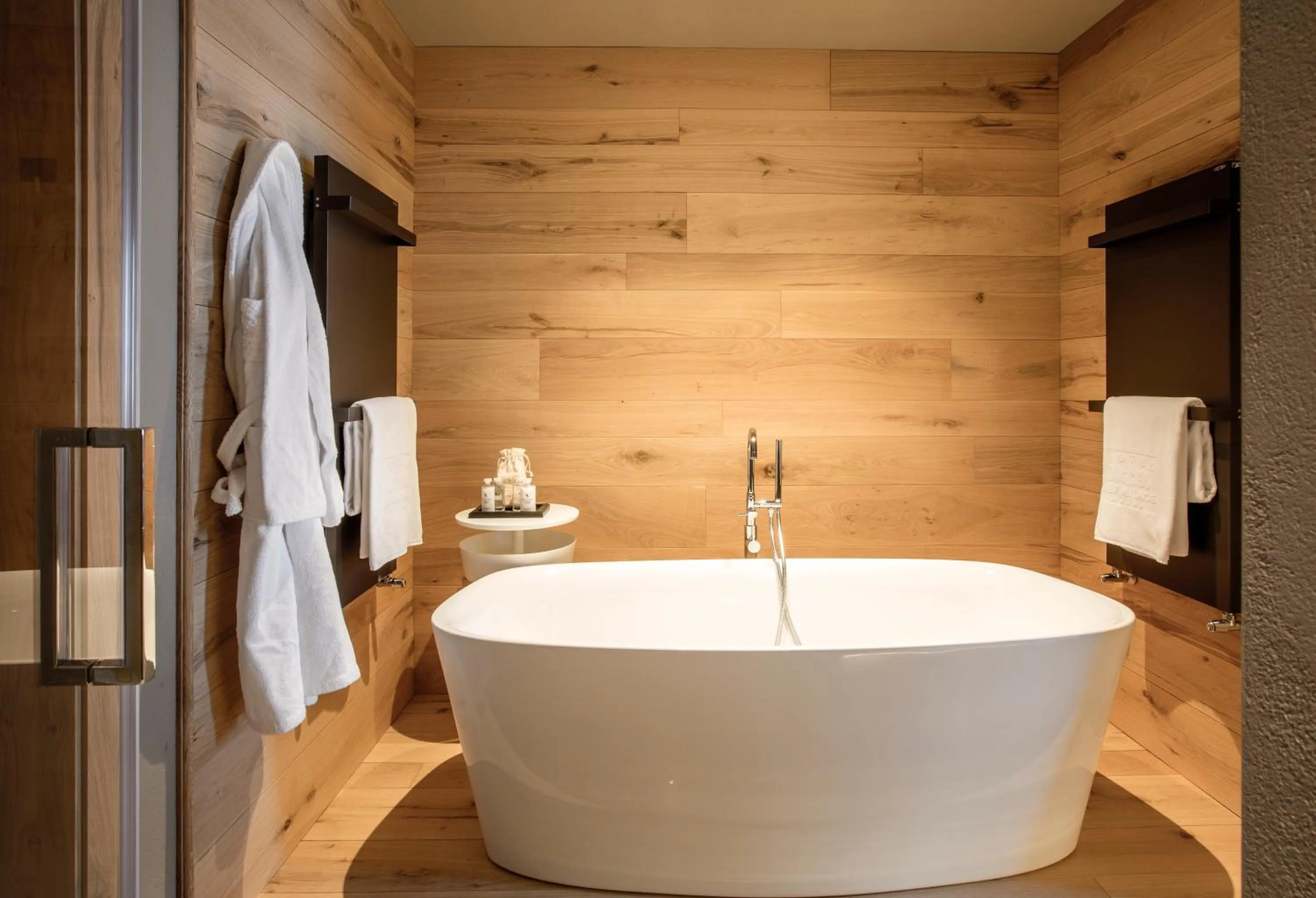 Bathroom in Hotel Hermitage Relais & Châteaux