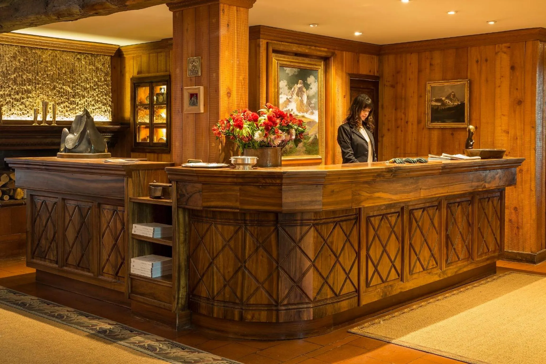 Lobby or reception in Hotel Hermitage Relais & Châteaux