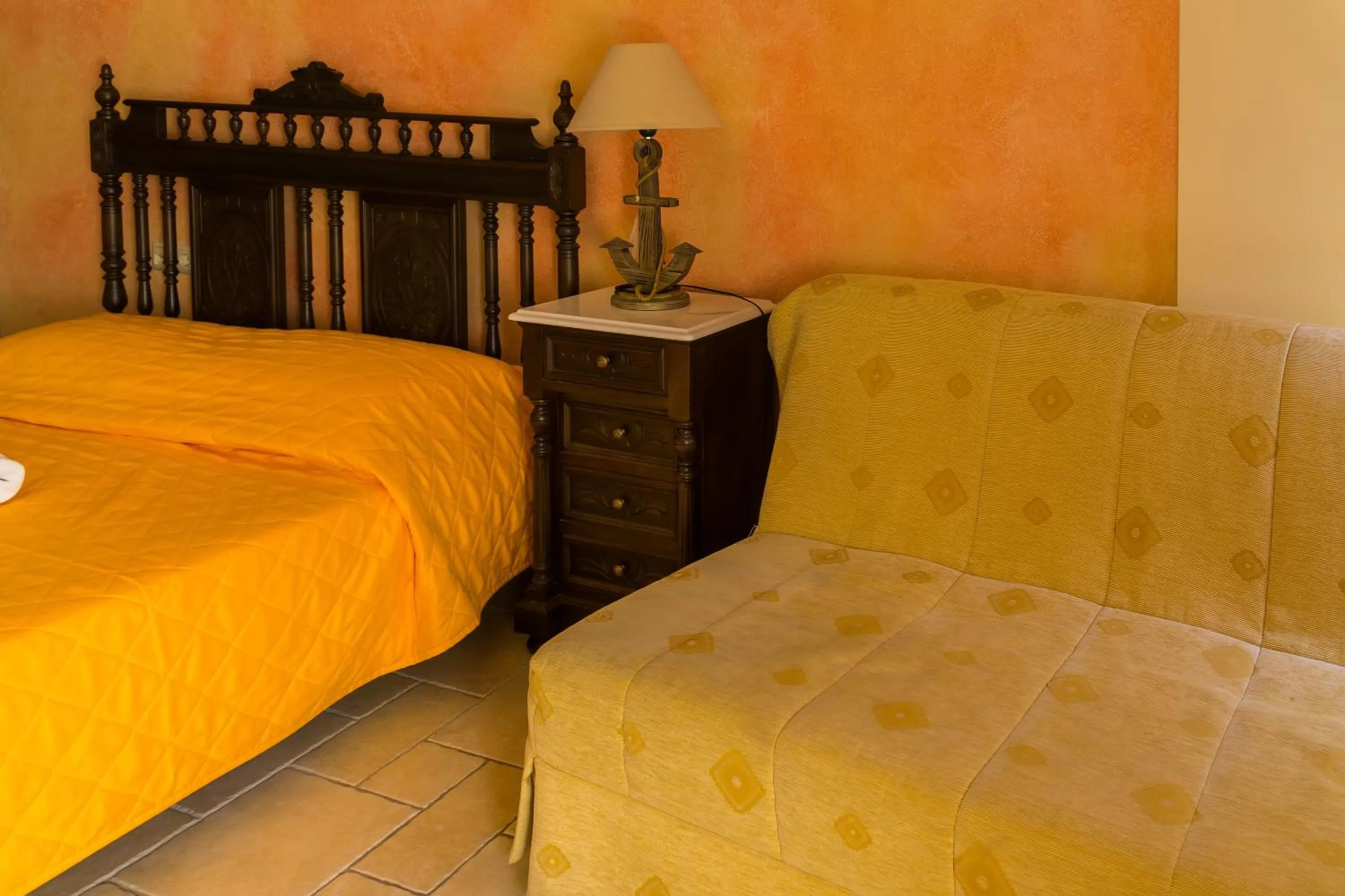 Bed in ''EPAVLIS boutique GALAXIDI''