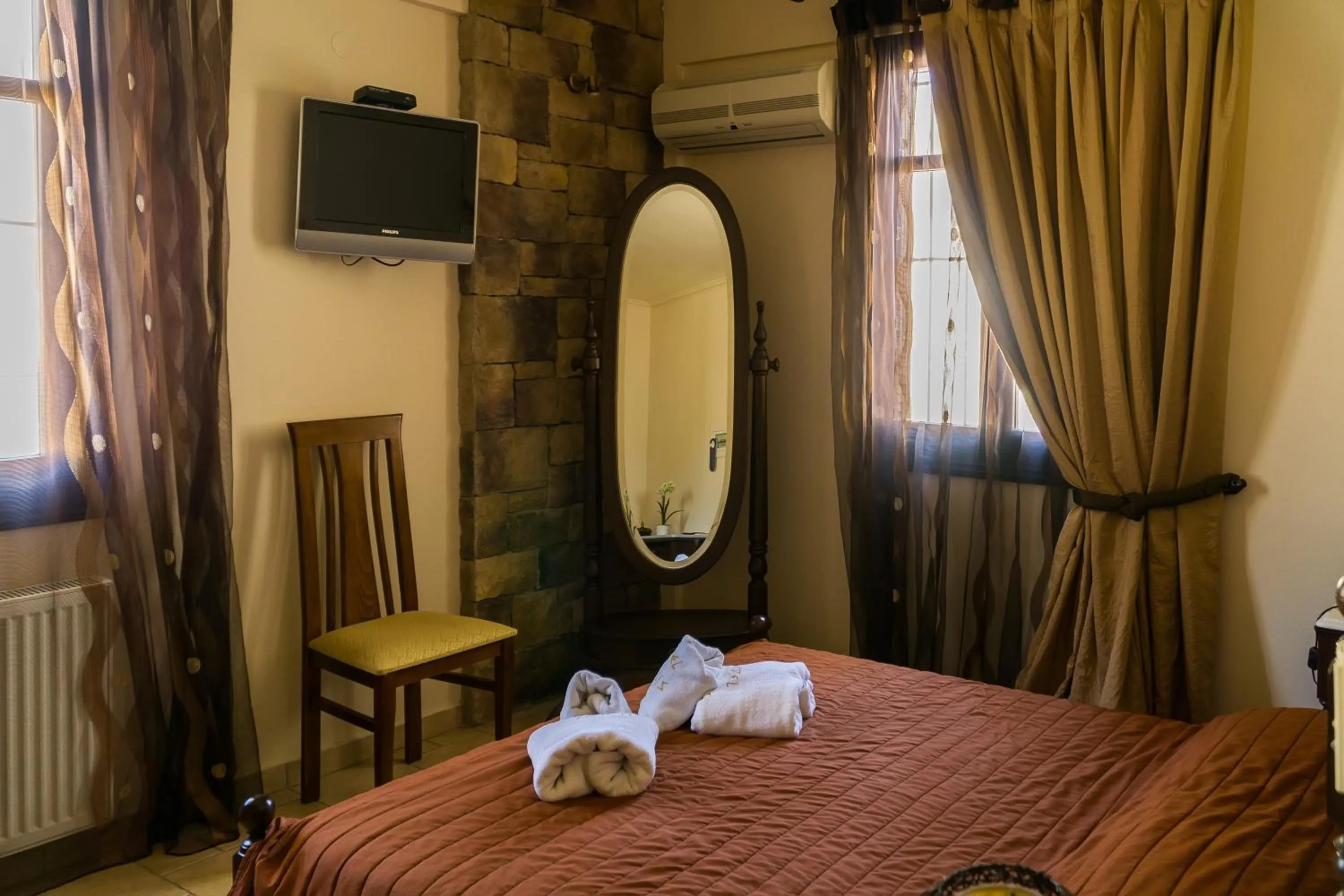 Bed in ''EPAVLIS boutique GALAXIDI''