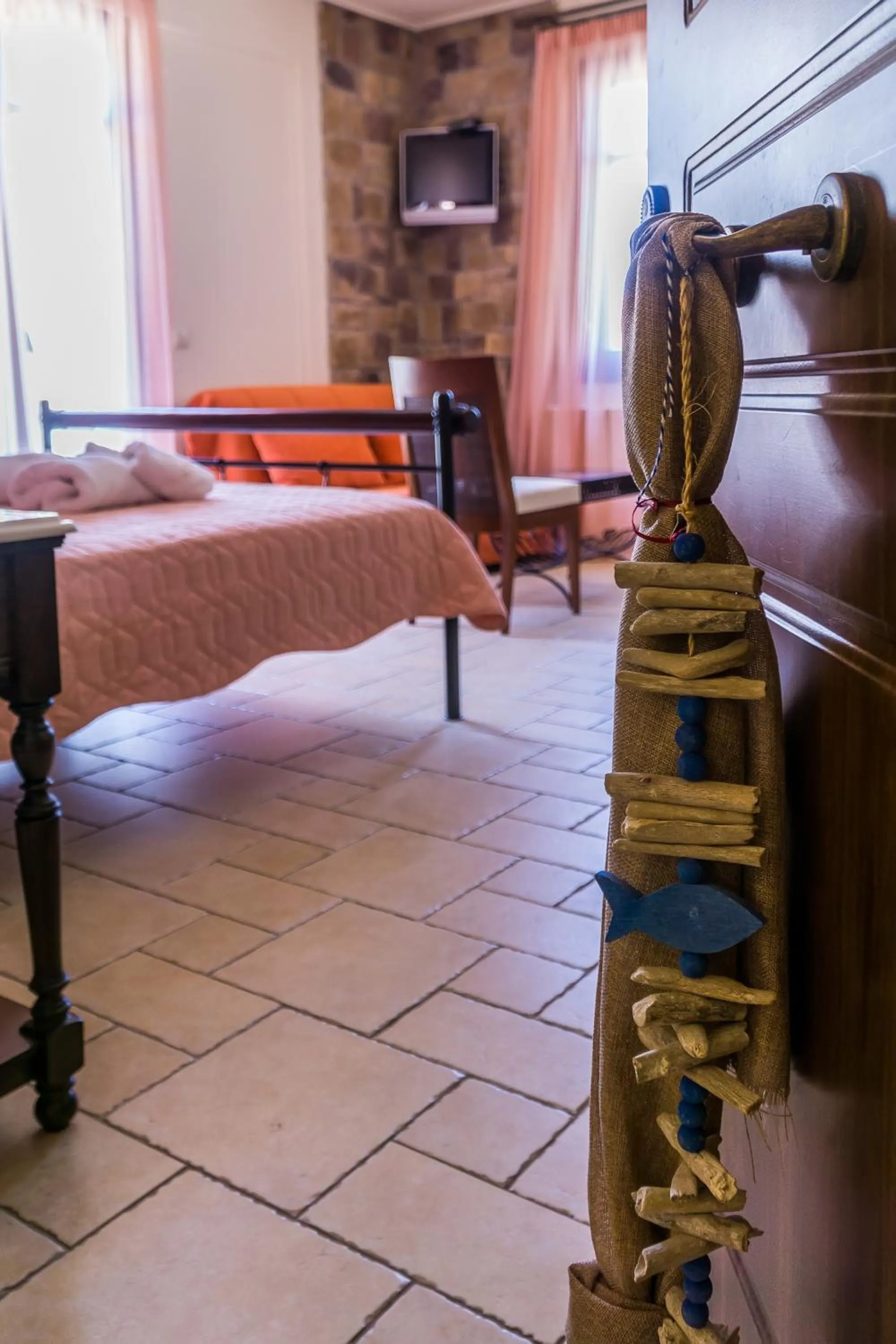 Bed in ''EPAVLIS boutique GALAXIDI''