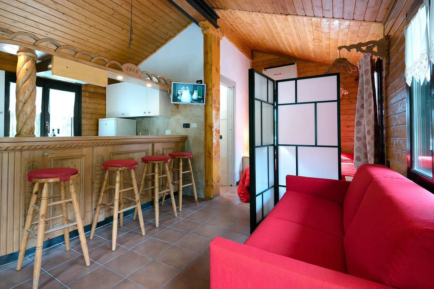 Living room in Margherita Camping & Resort