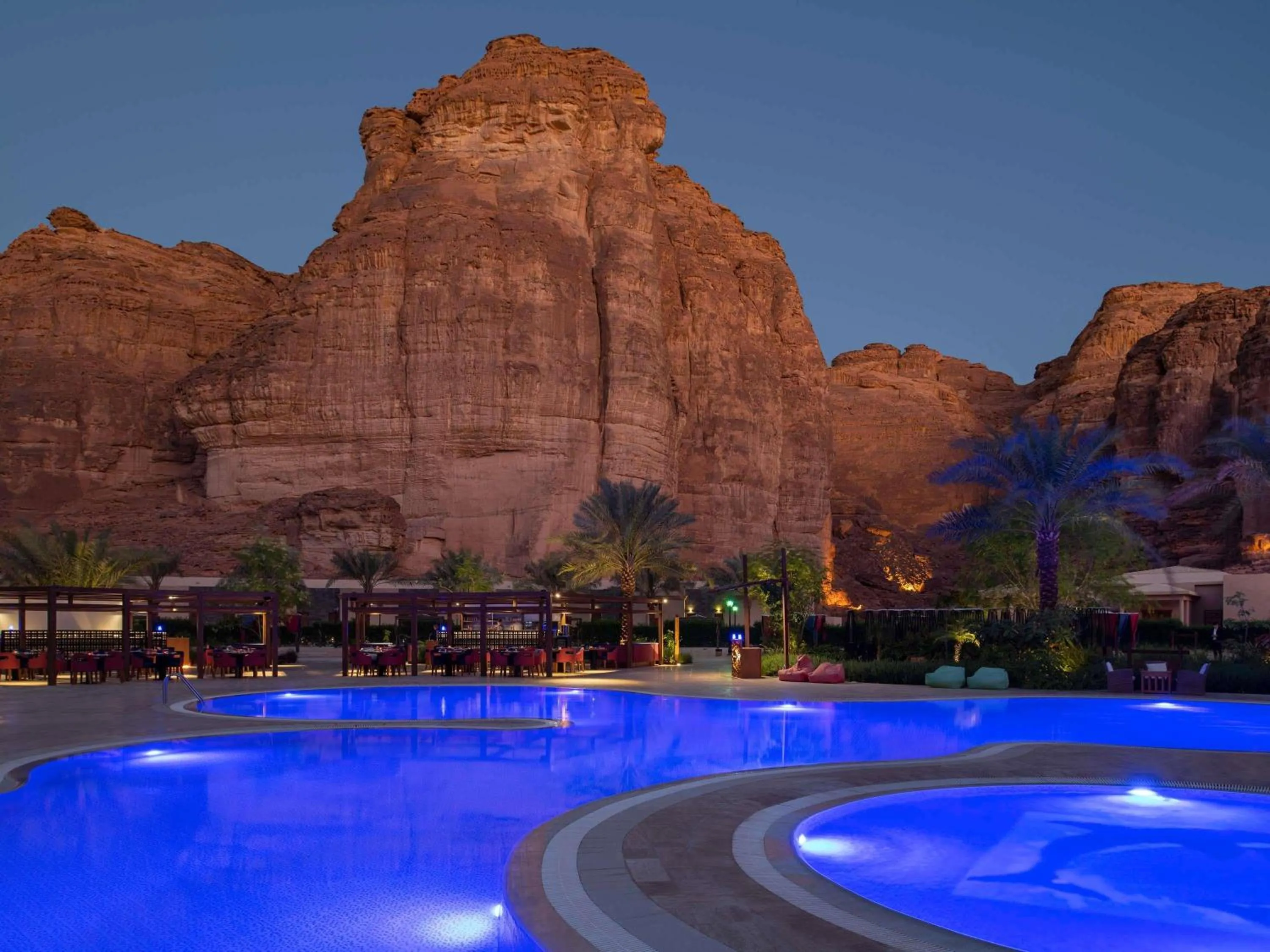 Pool view in Shaden Resort