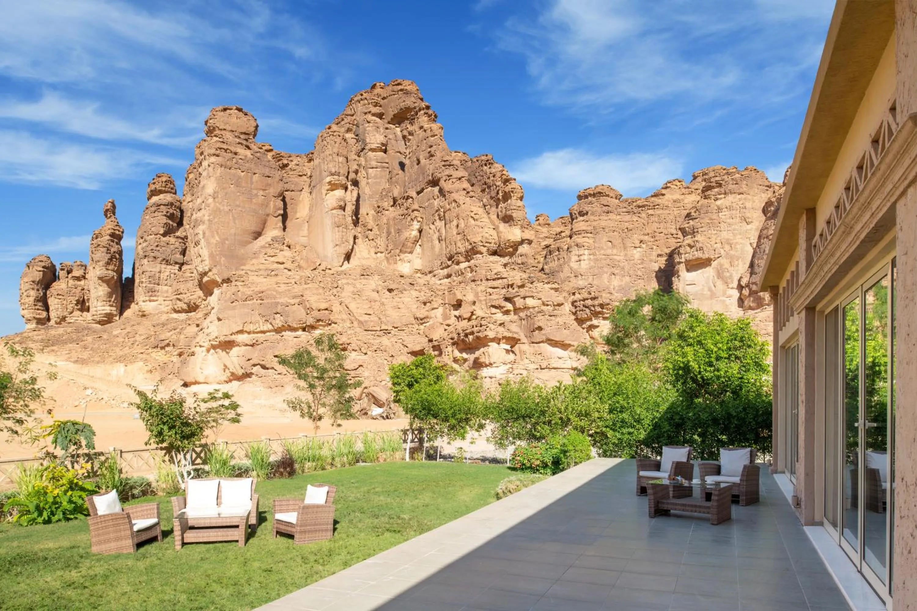 Patio in Shaden Resort