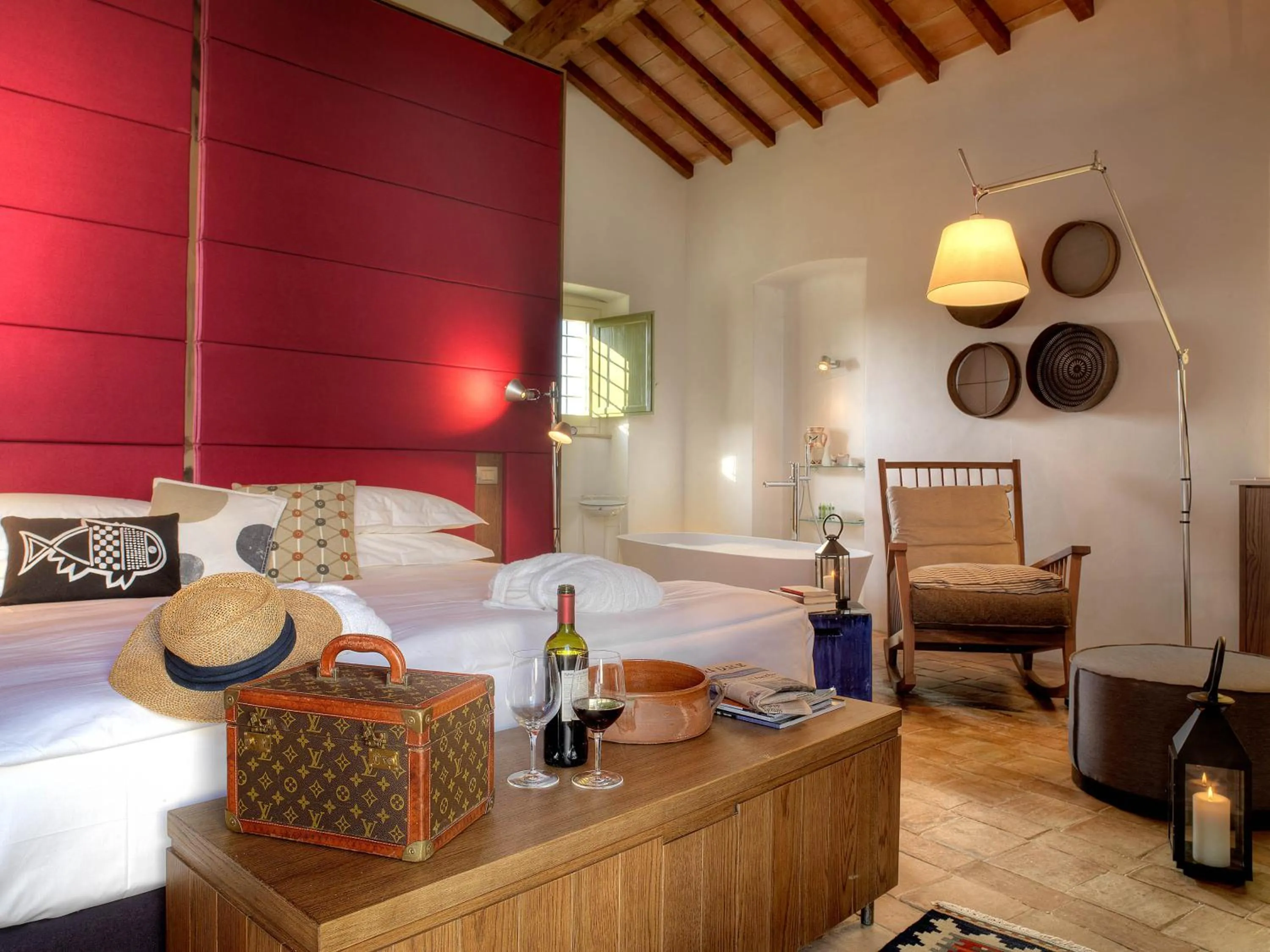 Bed in Torre Fiore Hotel Masseria