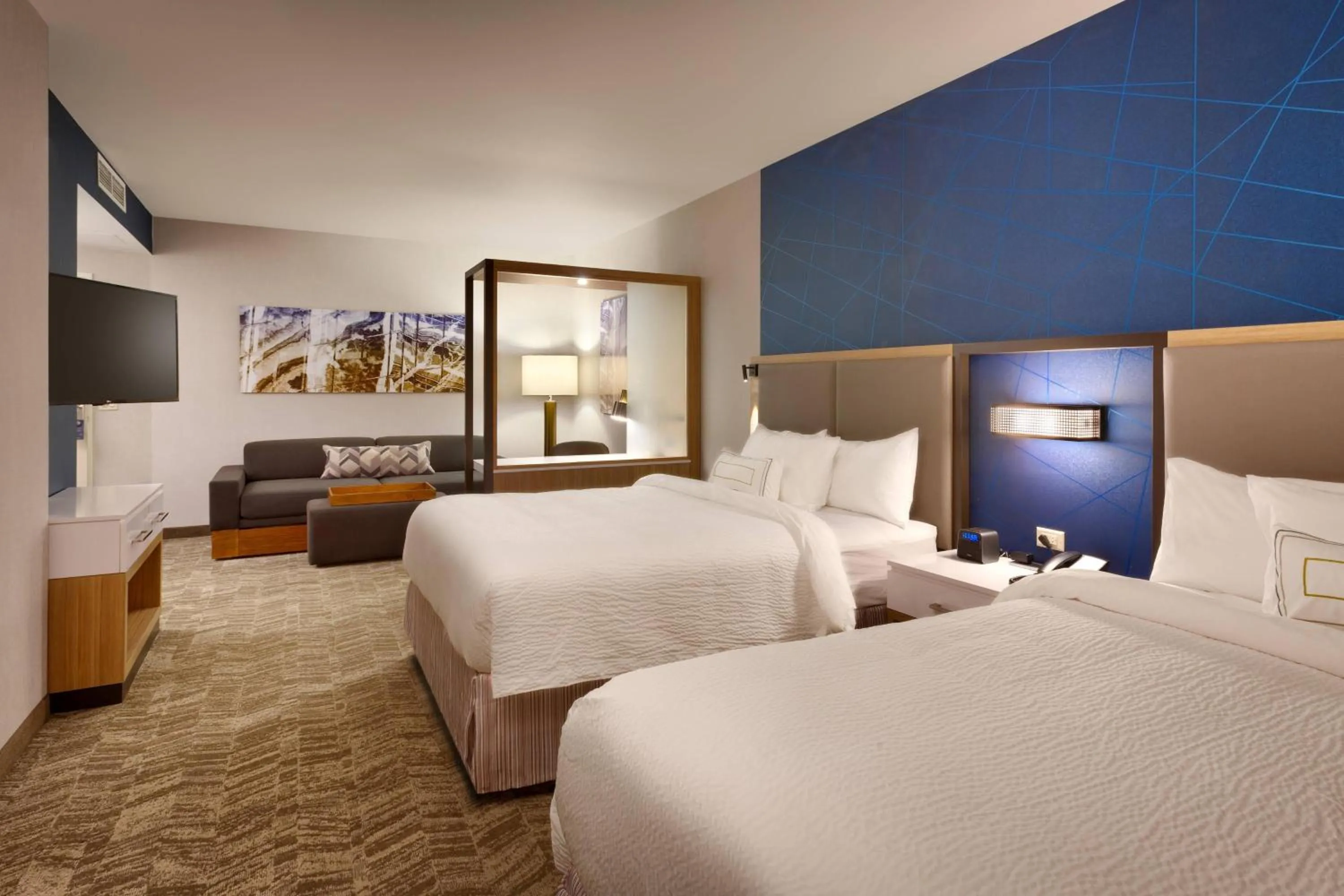 Bedroom, Bed in SpringHill Suites by Marriott Coralville