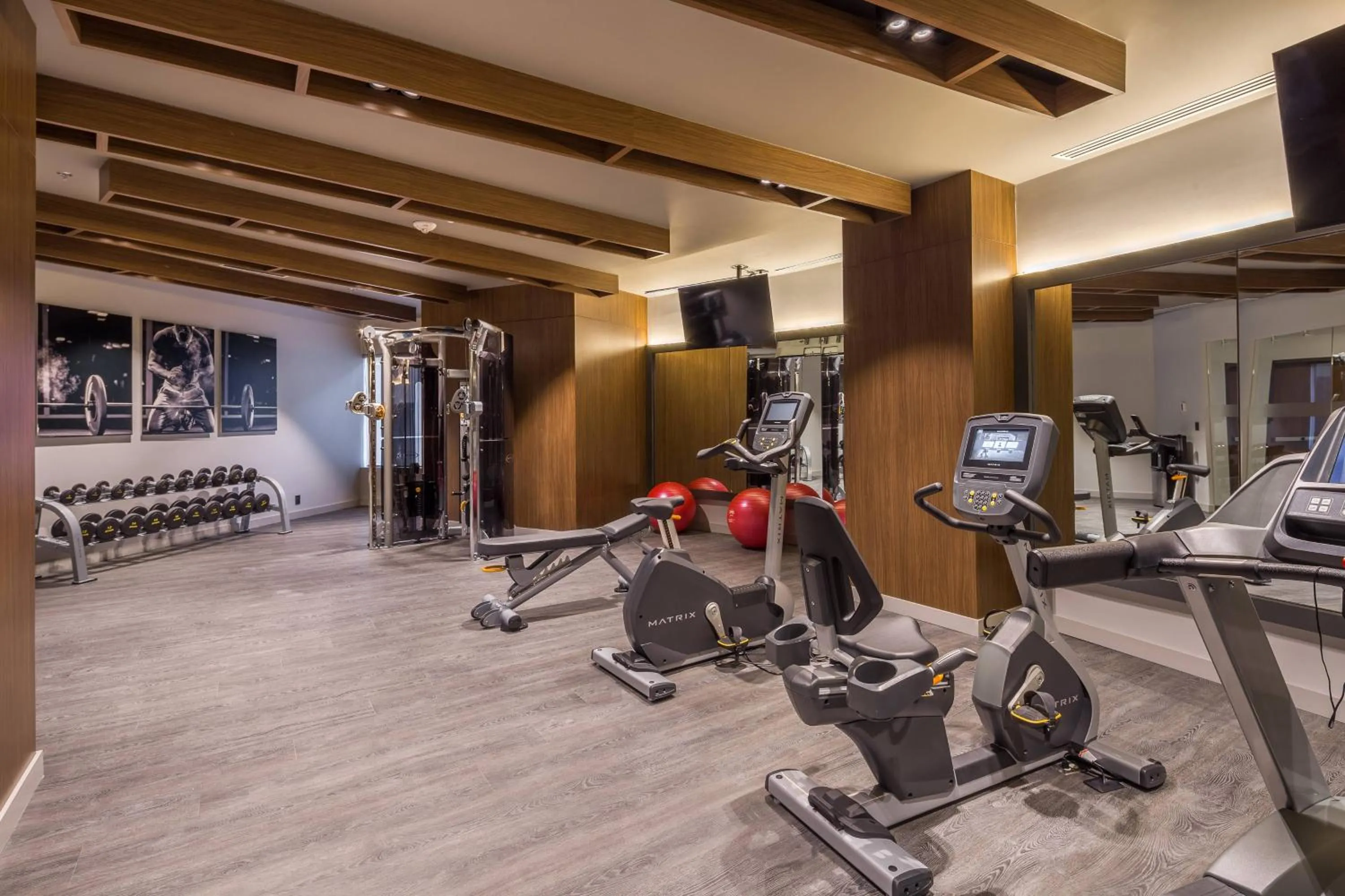 Fitness centre/facilities in AC Hotel by Marriott Guadalajara Expo