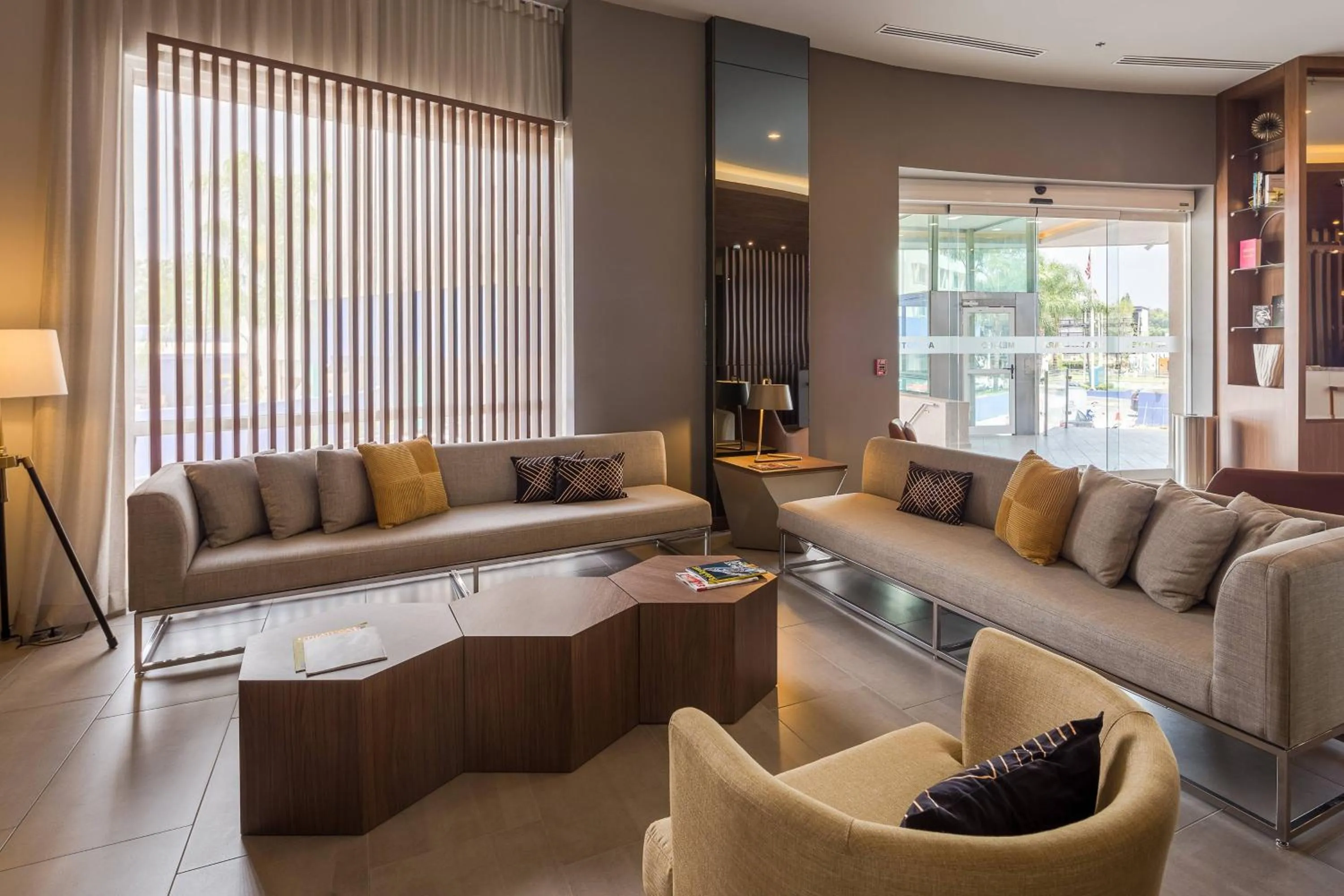 Lobby or reception in AC Hotel by Marriott Guadalajara Expo