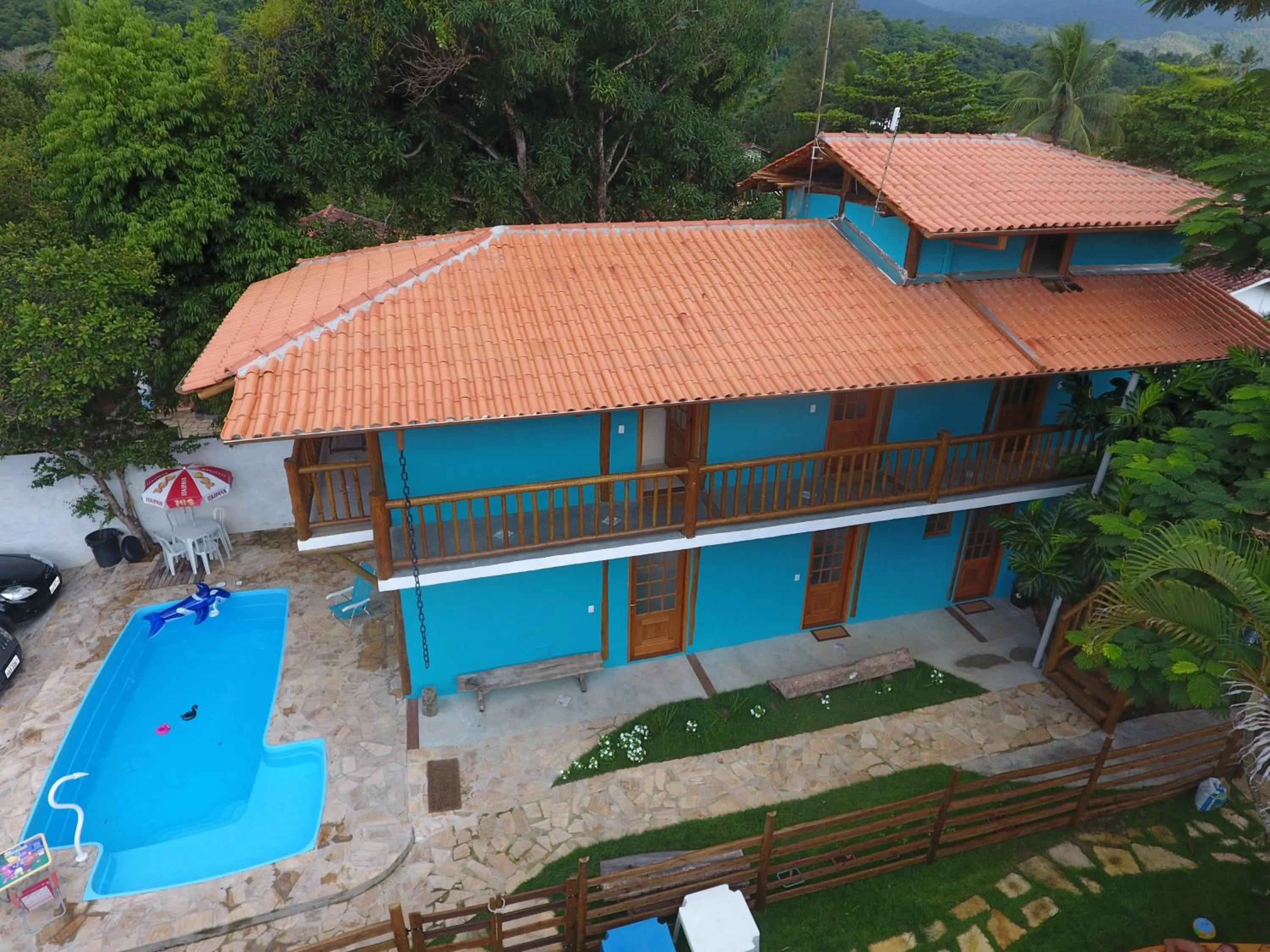 Bird's eye view in Espaço Dona Florinha