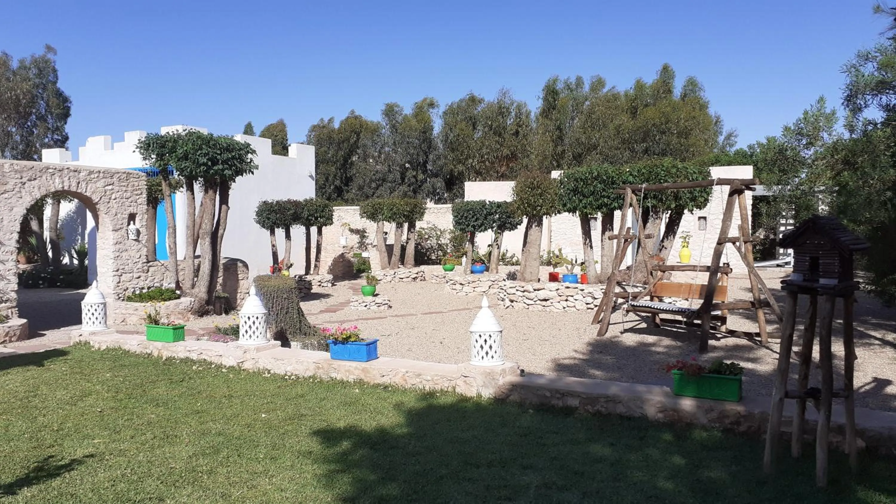 Garden view in Villa Daba