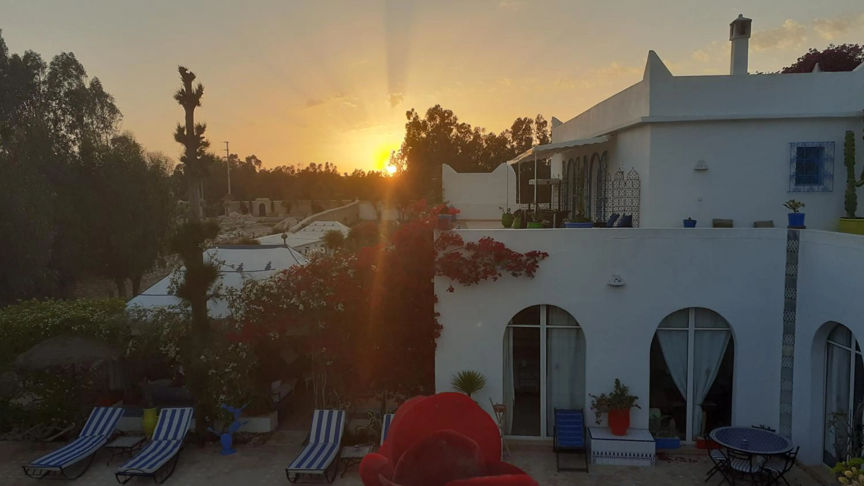 Sunset in Villa Daba