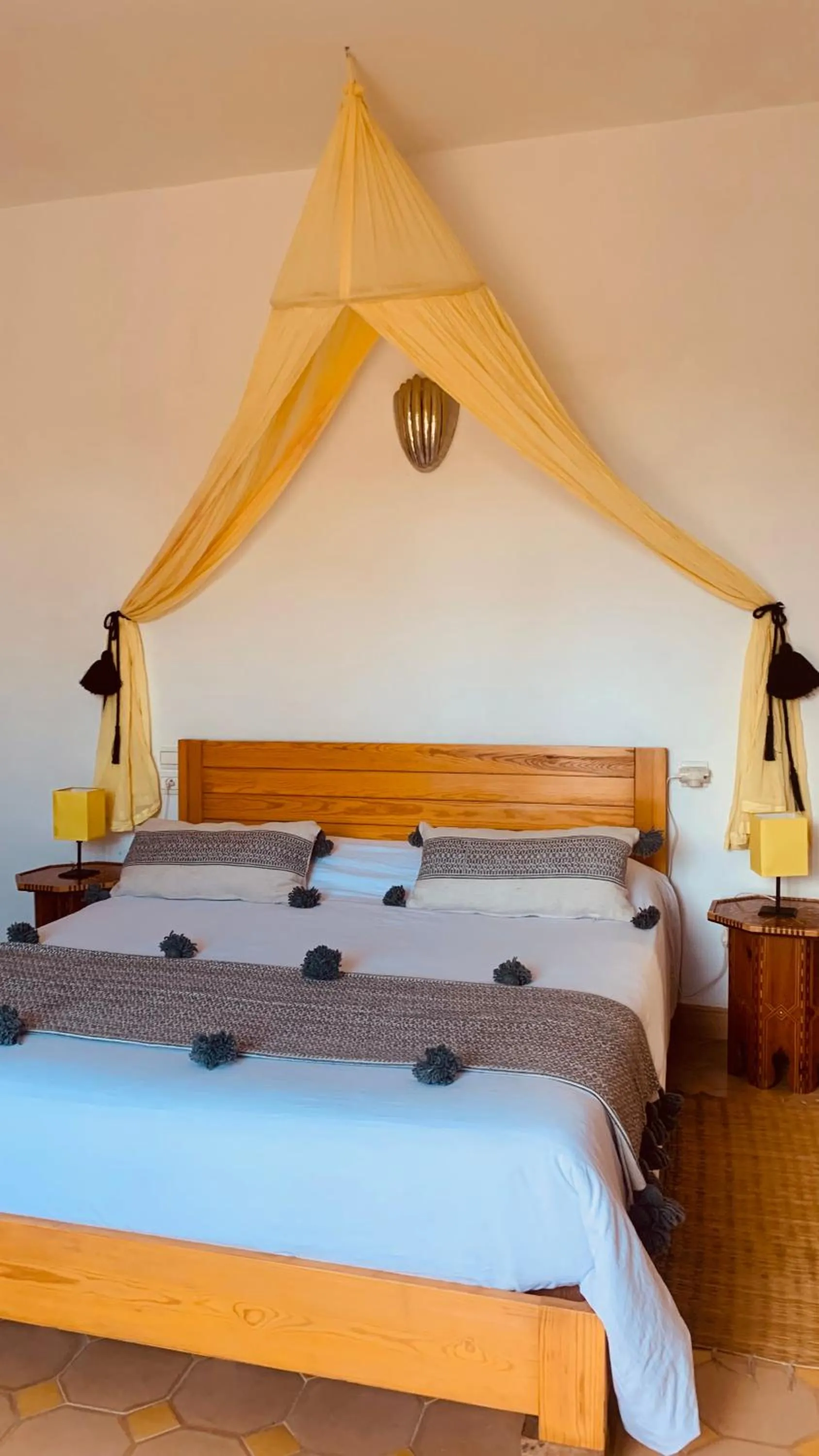 Bed in Villa Daba