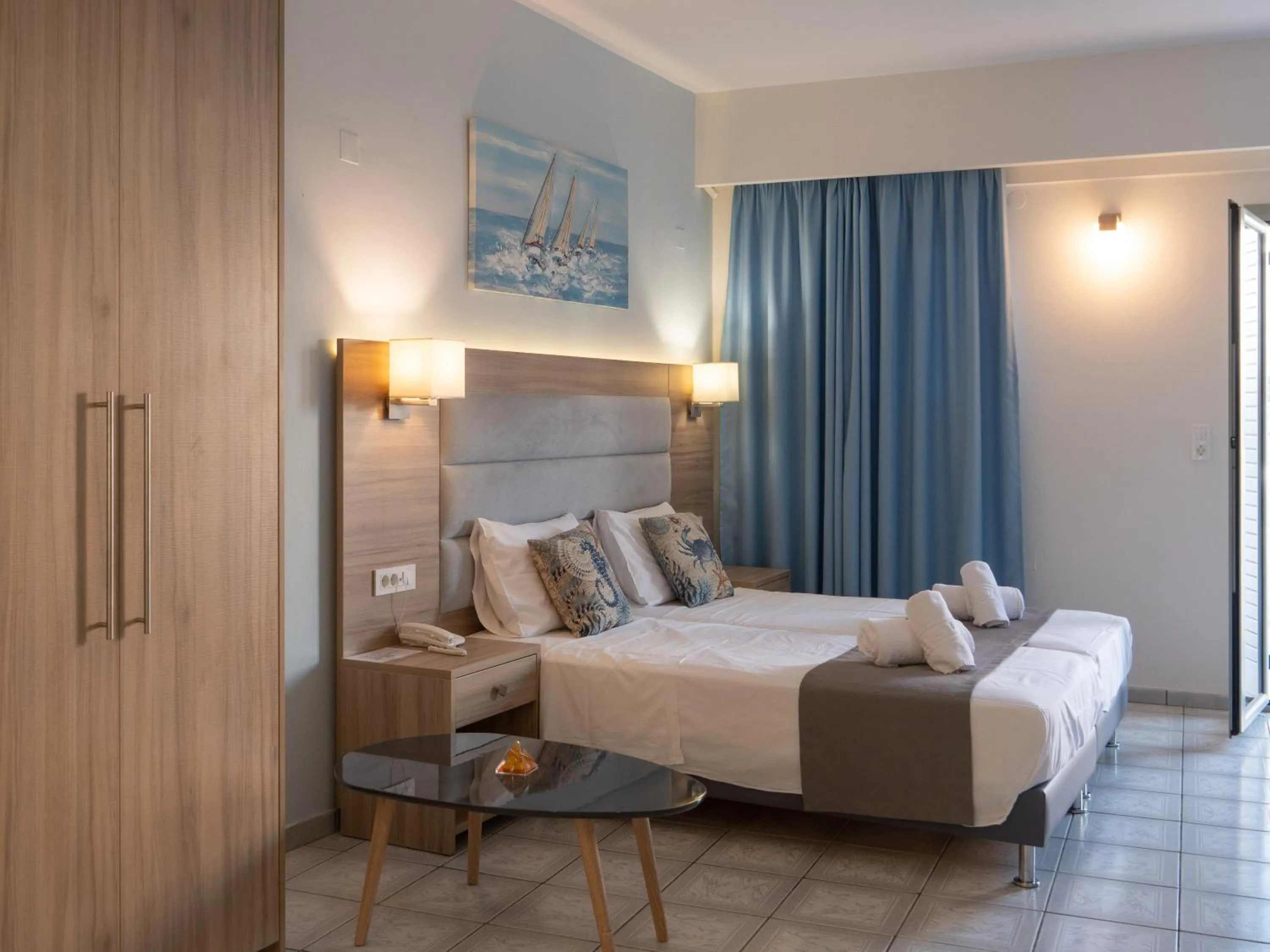 Bedroom, Bed in Aristo Apts