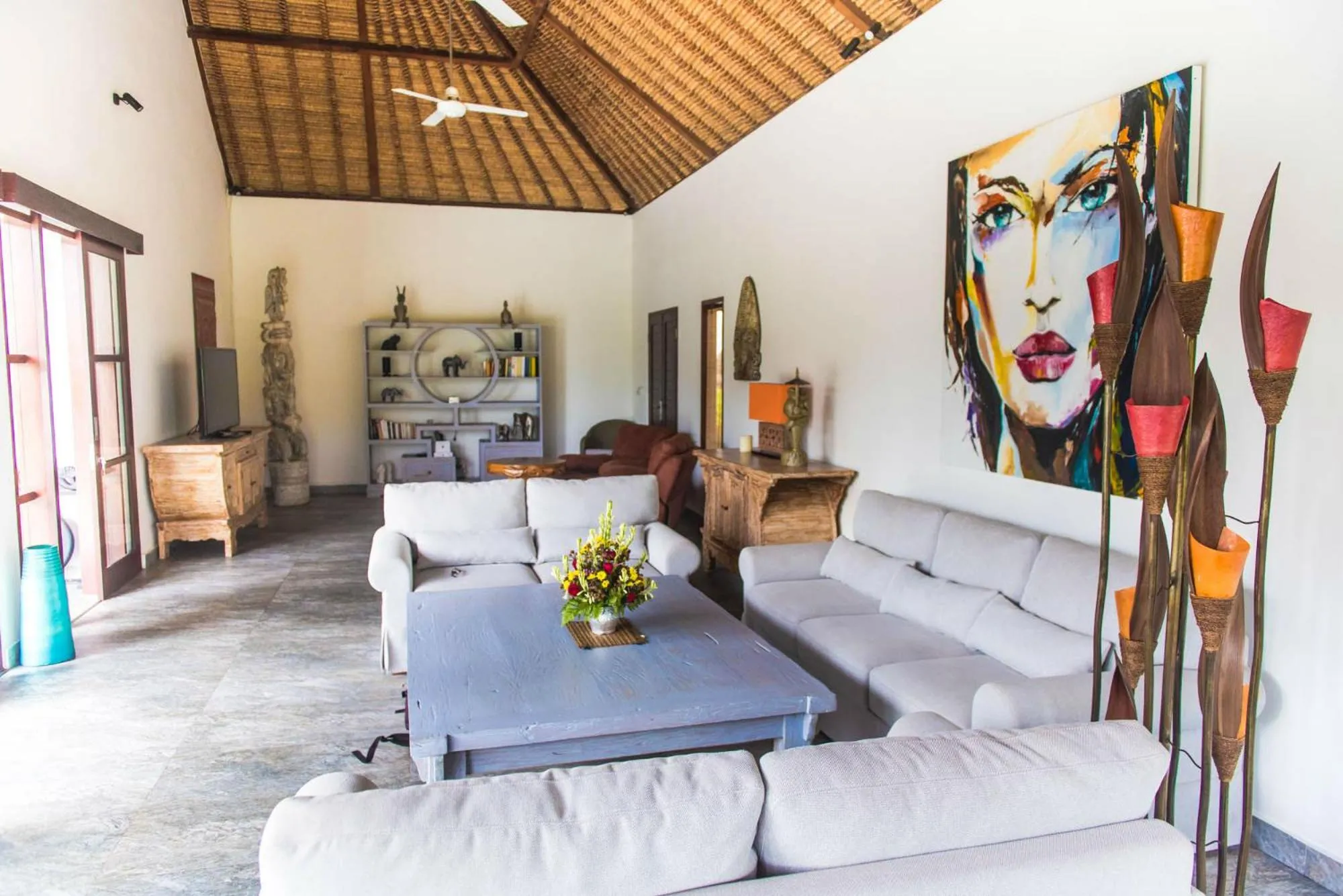 Living room in Villa Michiko