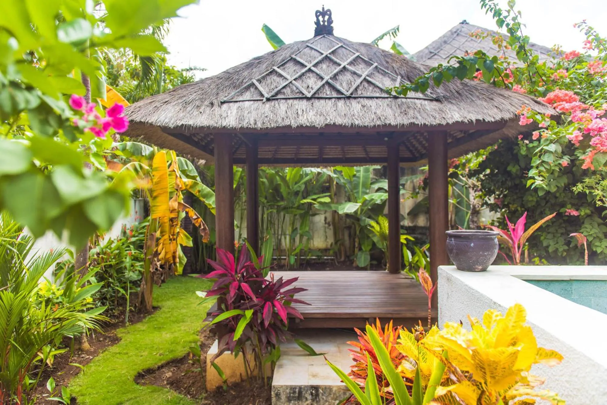 Garden view in Villa Michiko