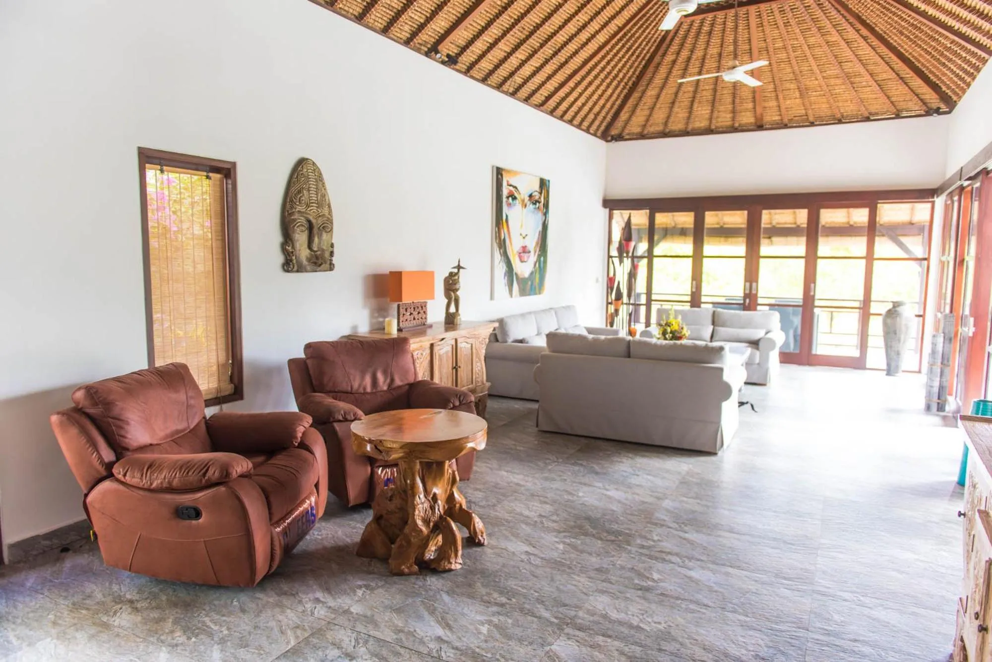 Living room in Villa Michiko