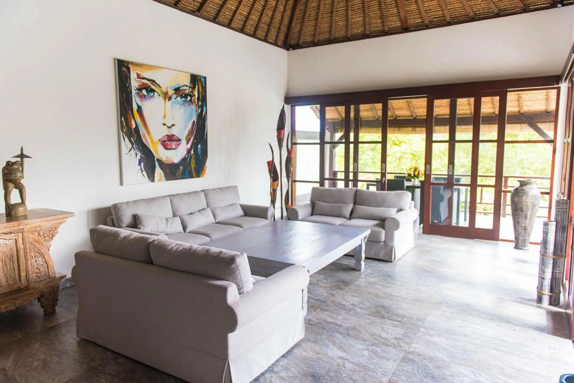 Living room in Villa Michiko