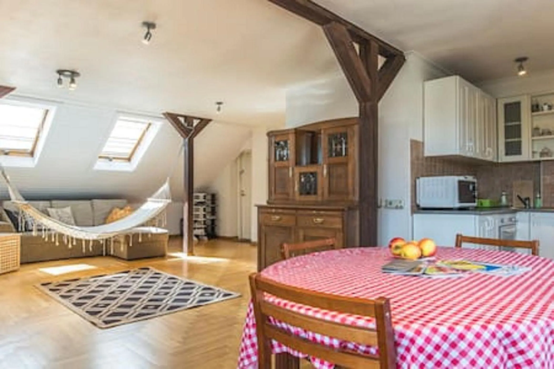 Kitchen or kitchenette in Old Riga Romantic Loft