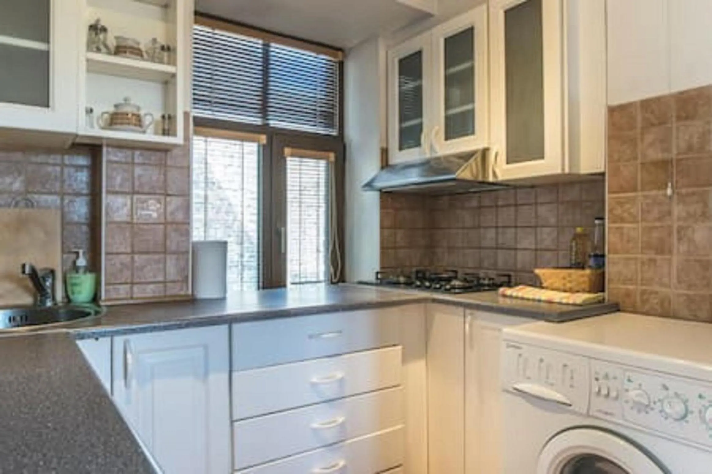 Kitchen or kitchenette in Old Riga Romantic Loft