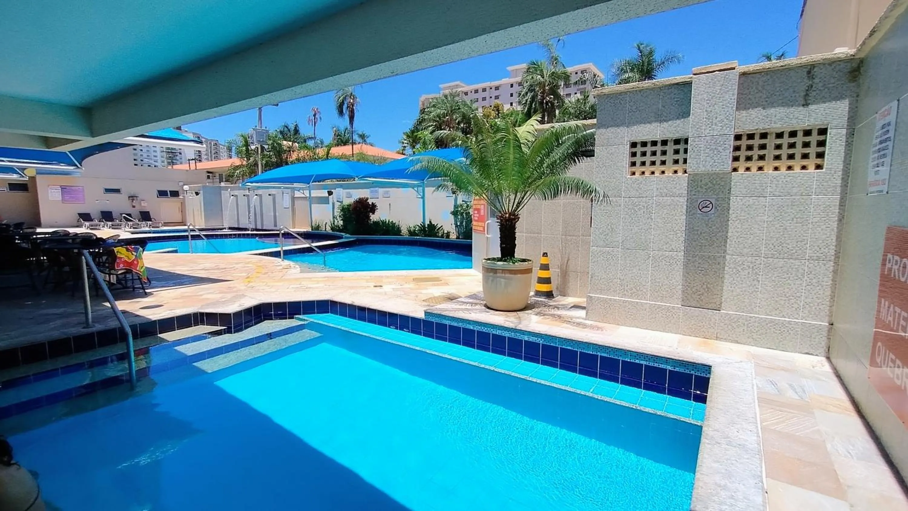 Patio in Thermas das Caldas - Caldas Novas - ACHEI FERIAS - Com Roupa de Cama